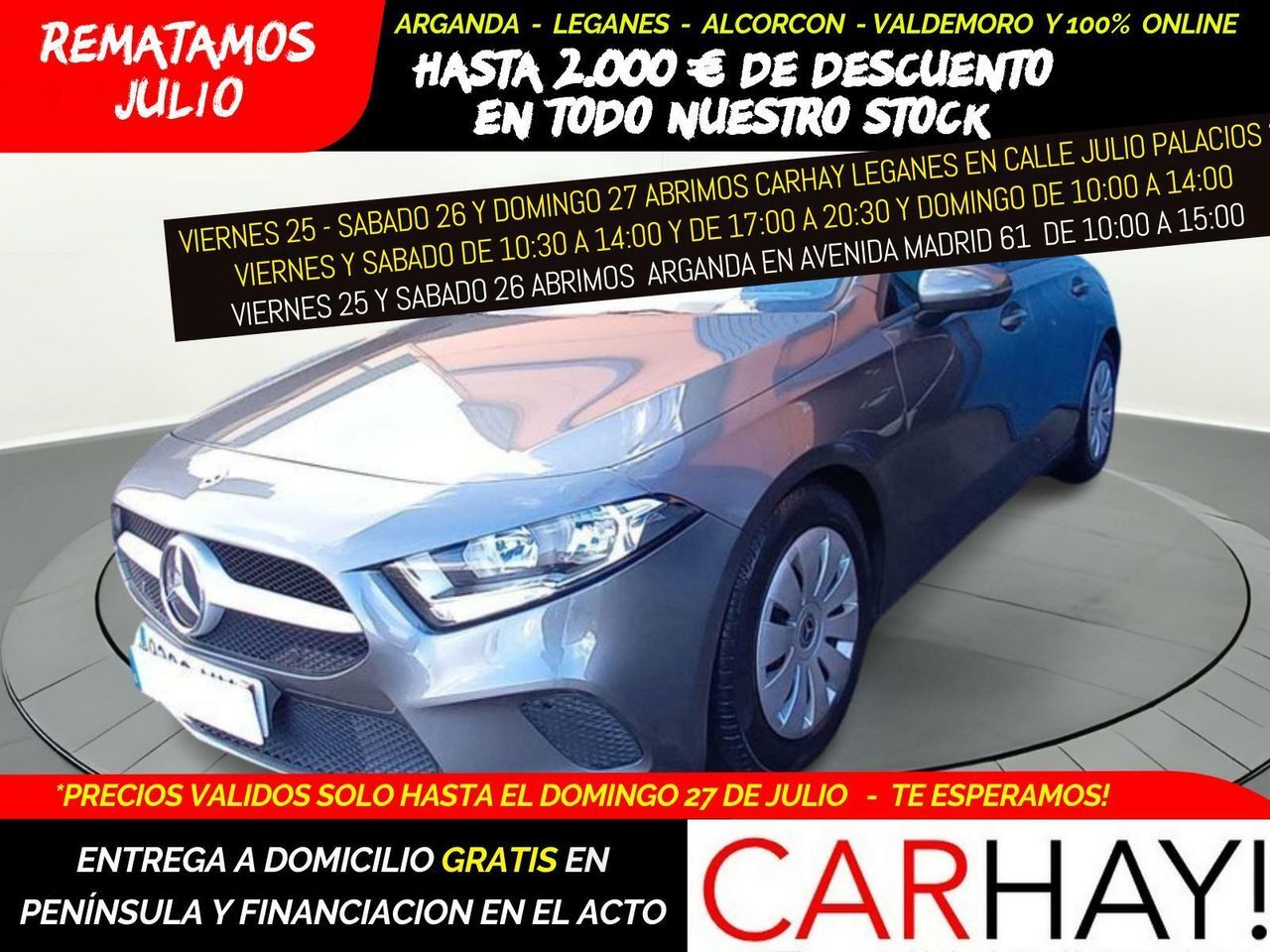 MERCEDES Clase A (180 D AUT) en Madrid