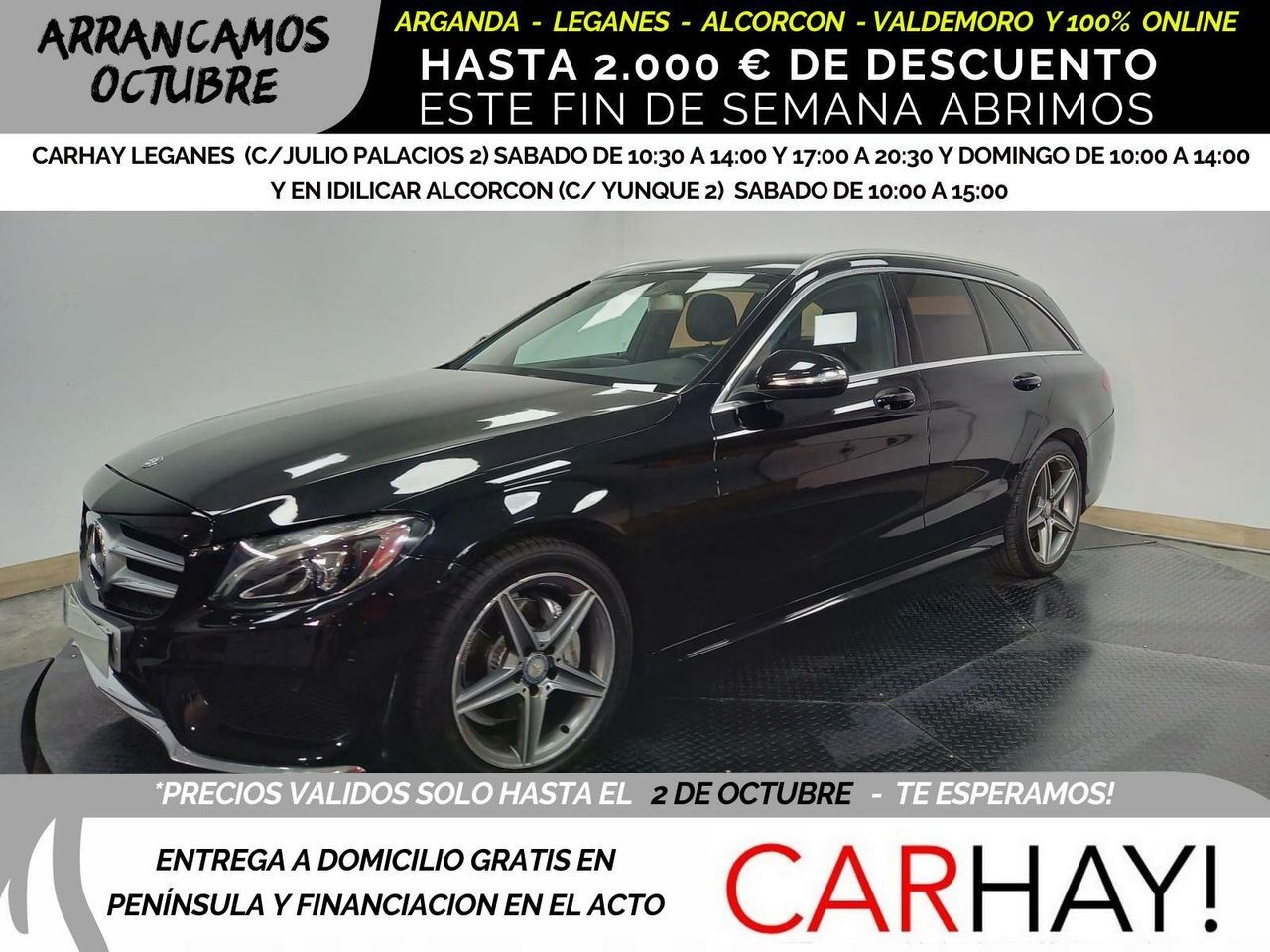 MERCEDES Clase C (220 DCI BLUETEC AMG) en Madrid