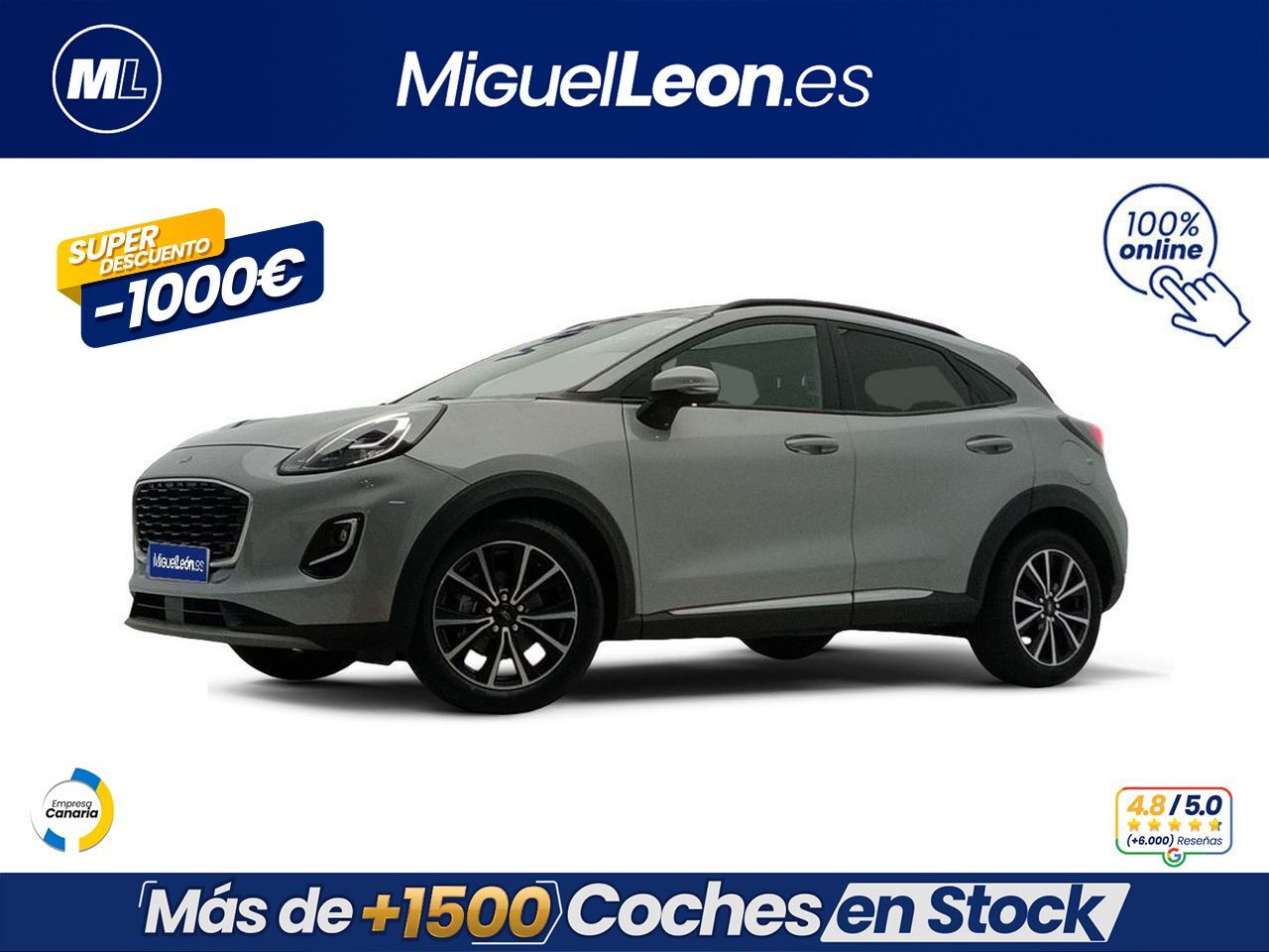 FORD Puma (1.0 EcoBoost 92kW (125cv) Titanium) en Palmas, Las