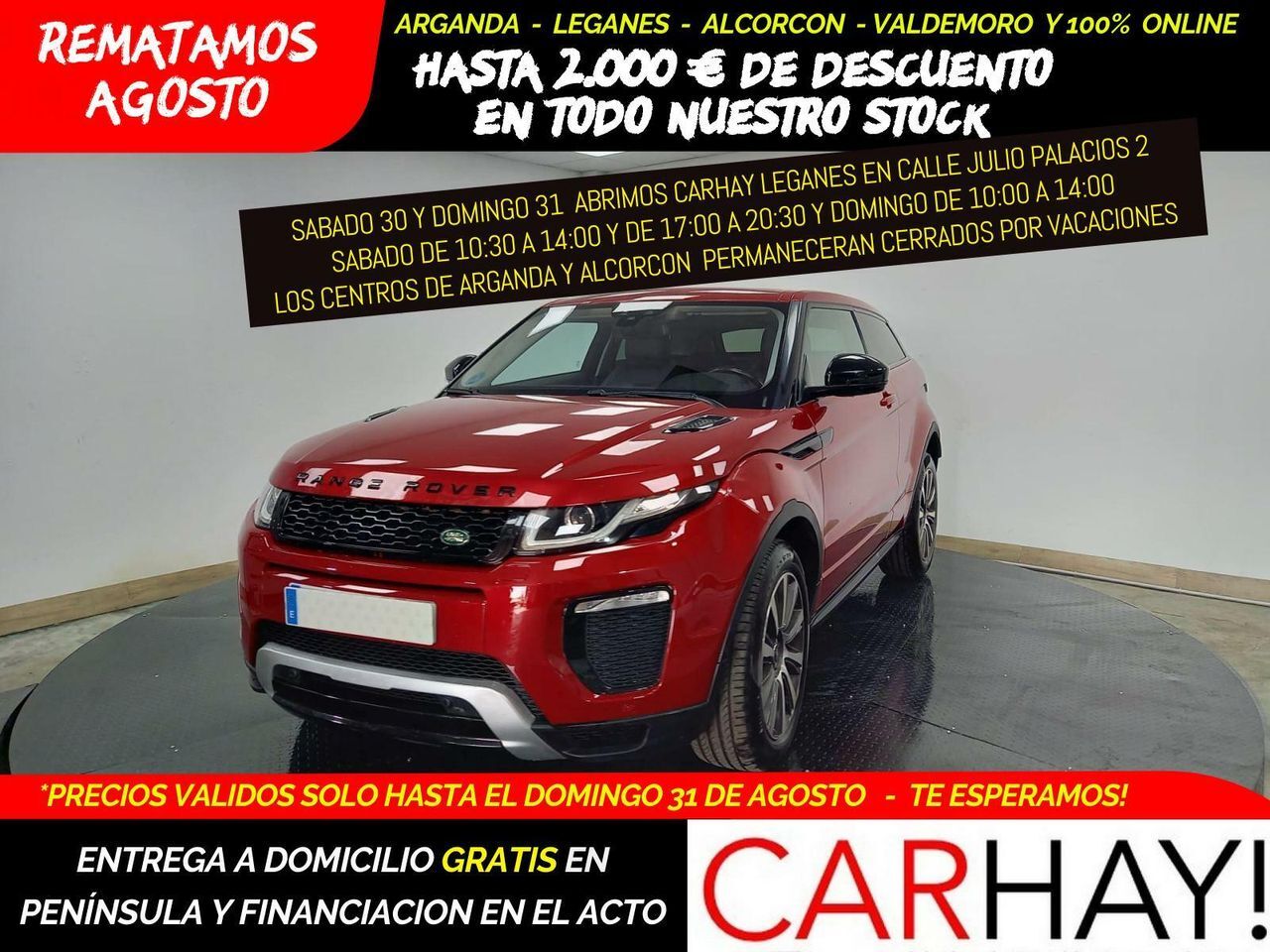 LAND ROVER Range Rover Evoque (EVOQUE) en Madrid