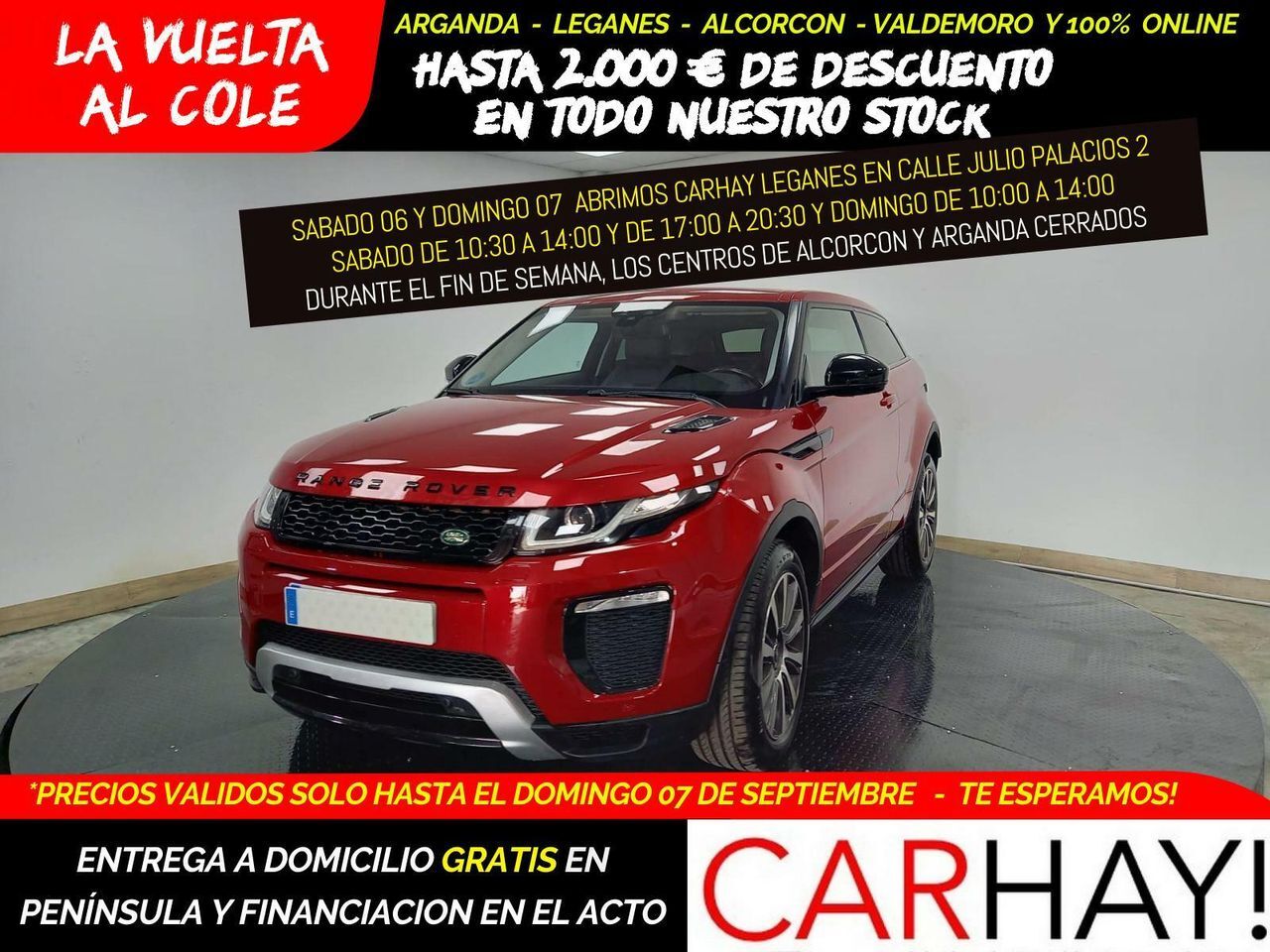 LAND ROVER Range Rover Evoque (EVOQUE) en Madrid