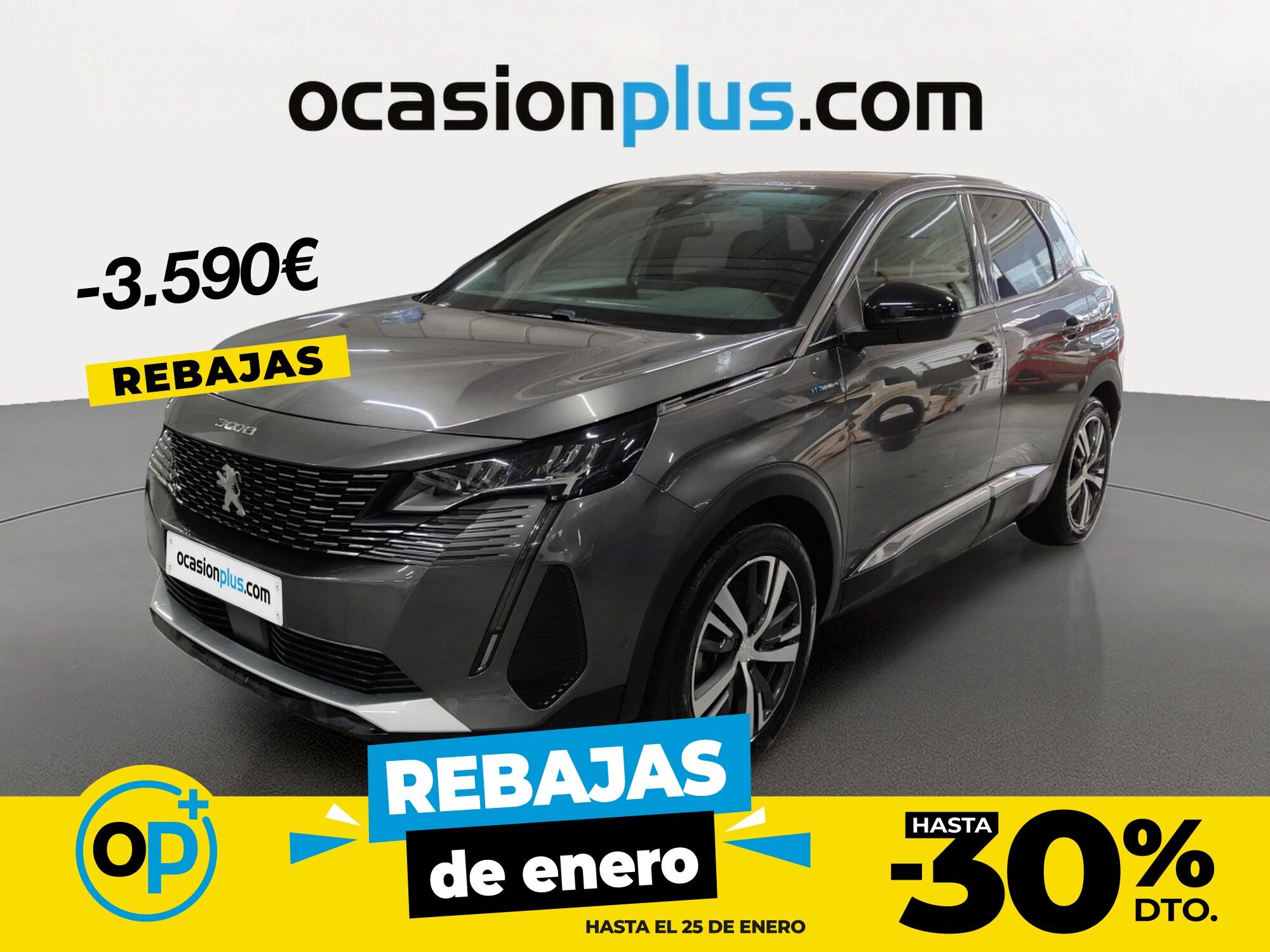 PEUGEOT 3008 (Hybrid 300 Allure Pack e-EAT8 221 kW (300 CV)) en Madrid