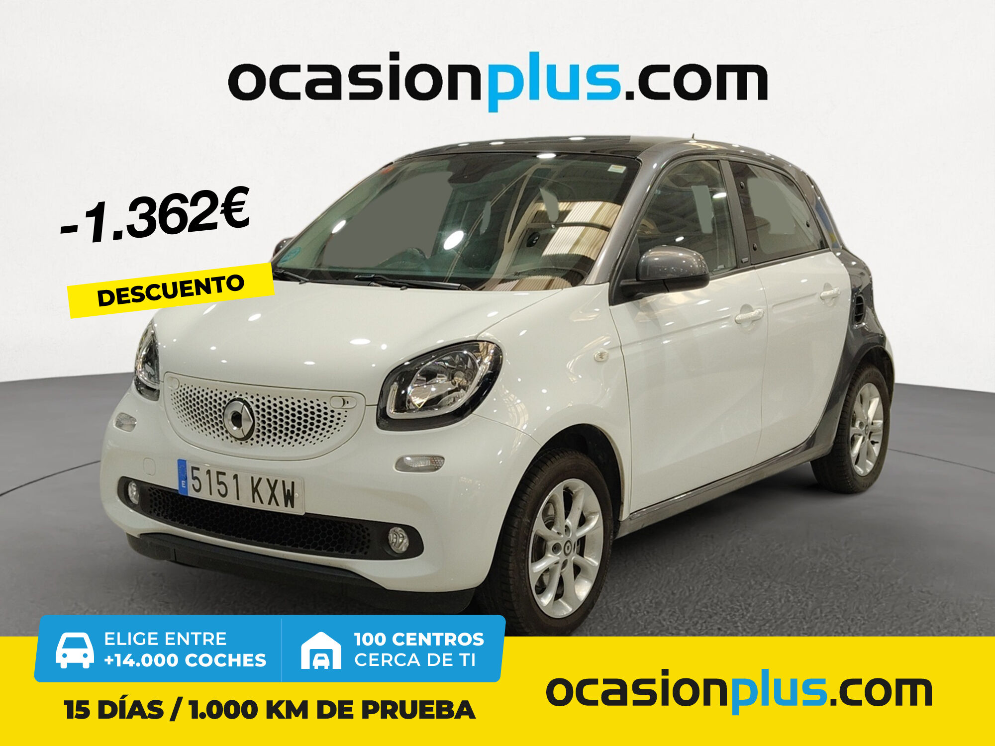 SMART Forfour (S/S 66 kW (90 CV)) en Madrid
