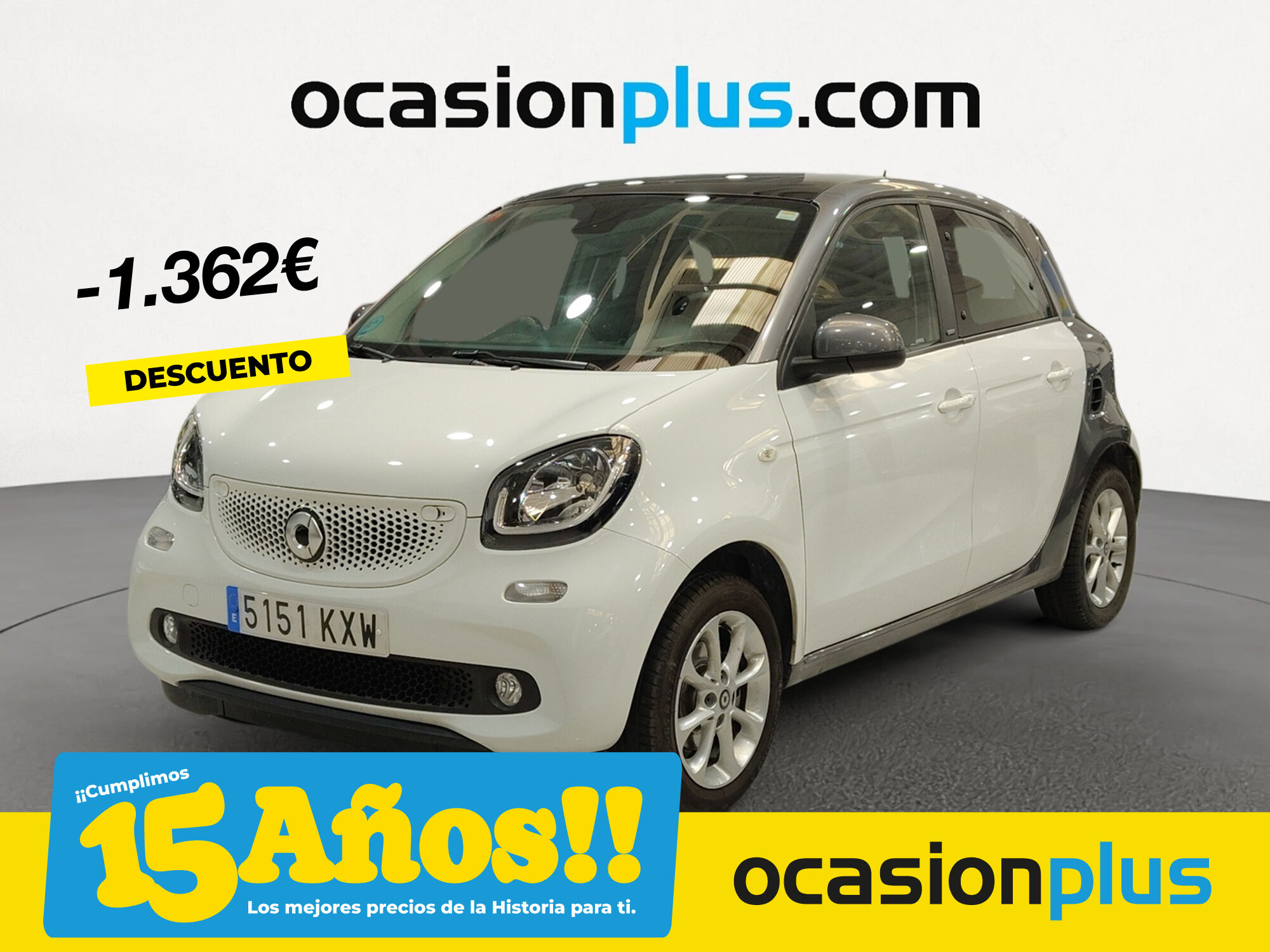 SMART Forfour (S/S 66 kW (90 CV)) en Madrid