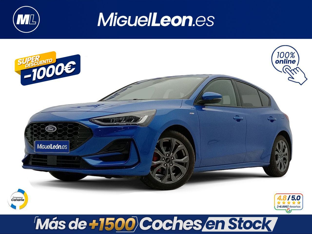 FORD Focus (1.0 Ecoboost 92kW ST-Line) en Palmas, Las