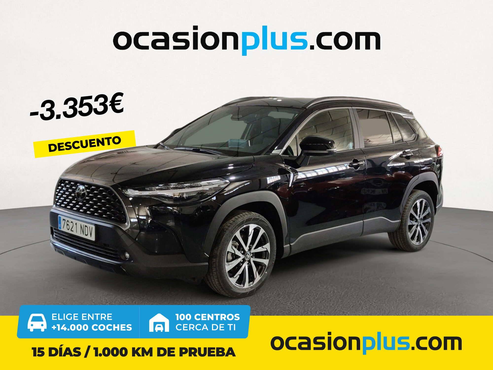 TOYOTA Corolla Cross (1.8 Híbrido Style Auto 103 kW (140 CV)) en Madrid
