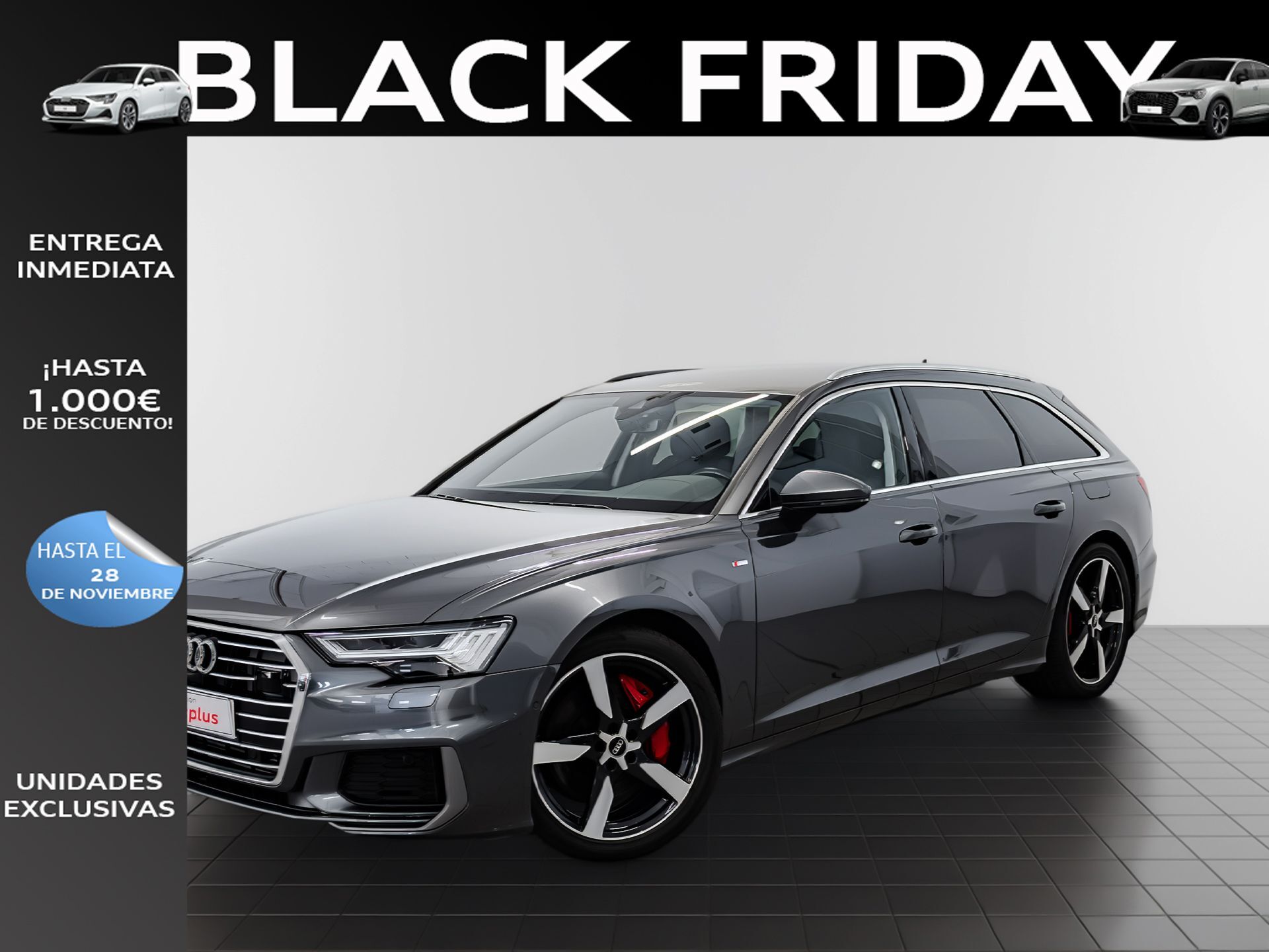 AUDI A6 (Avant 55 TFSIe quattro-ultra Black line S tronic) en Madrid