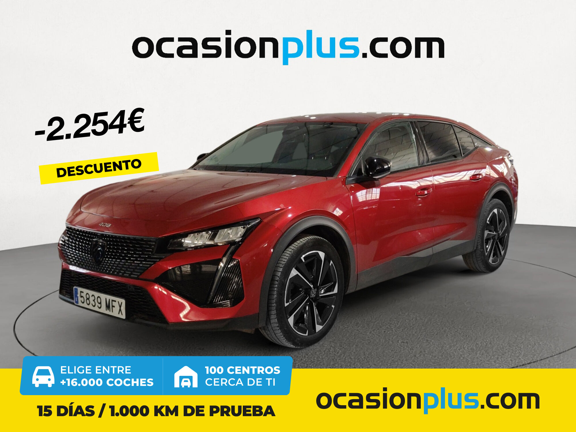 PEUGEOT 408 (Puretech 130 Allure Pack EAT8 96 kW (130 CV)) en Madrid