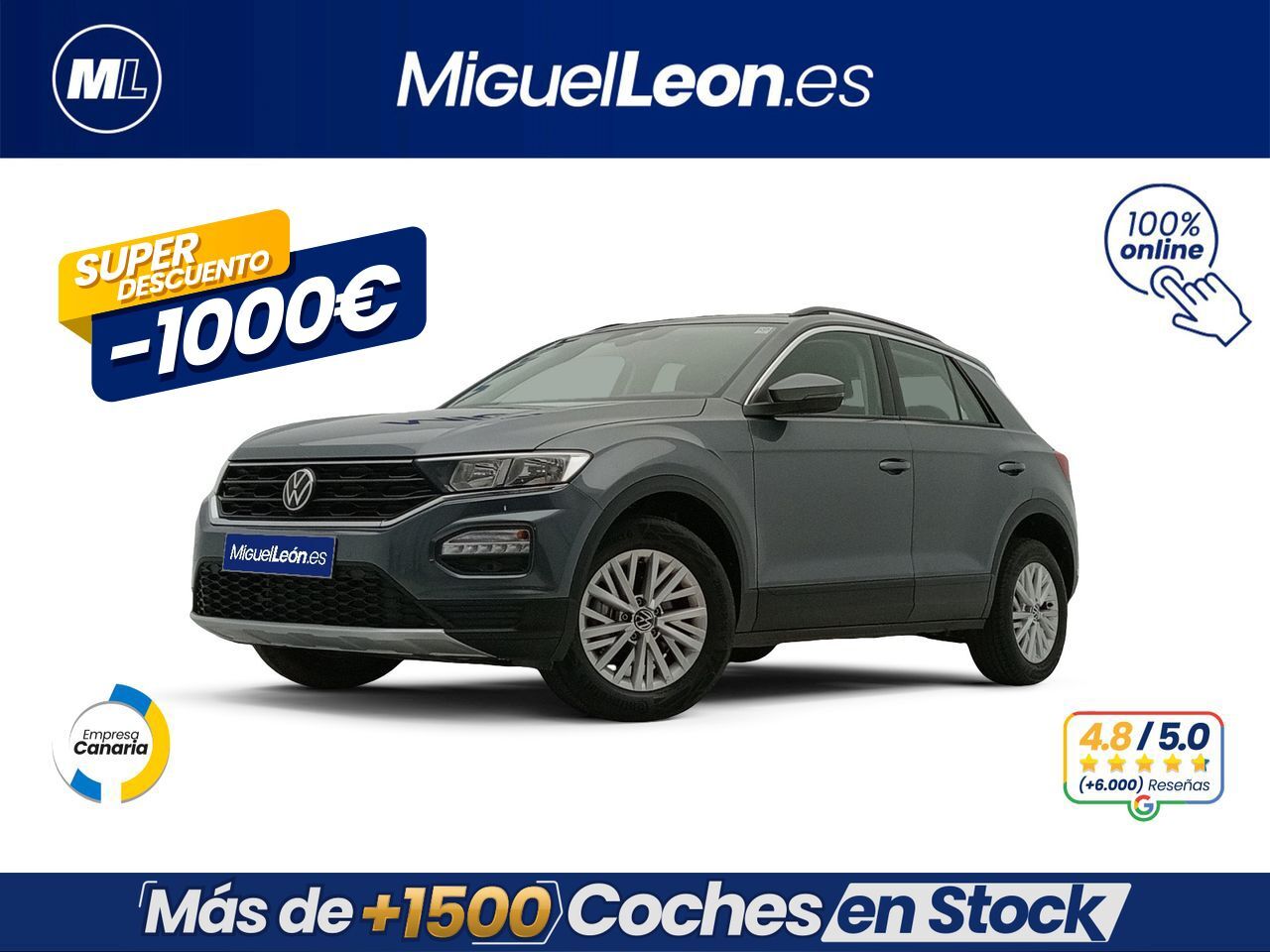 VOLKSWAGEN T-Roc (Edition 1.0 TSI 81kW (110CV)) en Palmas, Las