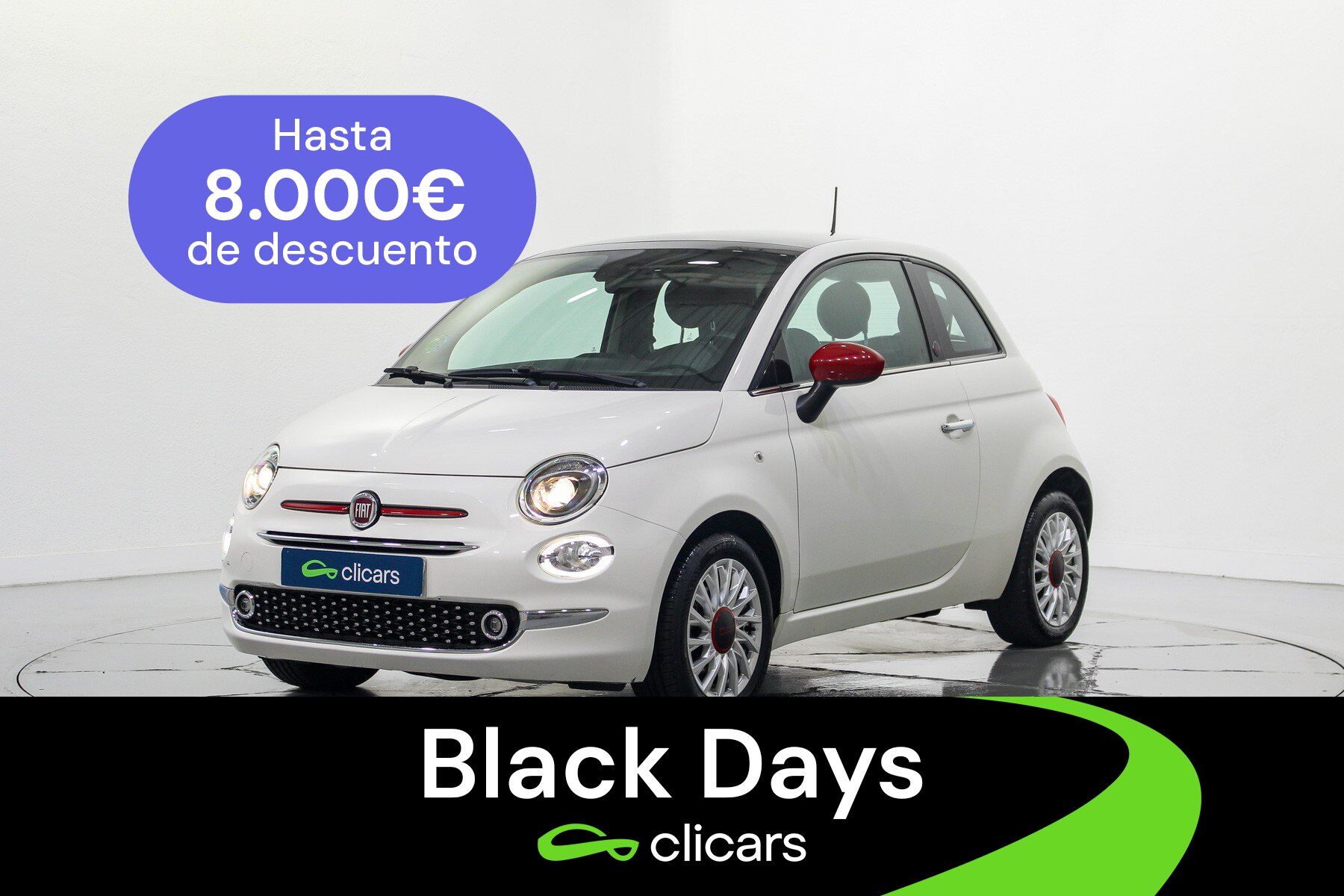 FIAT 500 (500 1.0 Hybrid Red 52kW) en Madrid