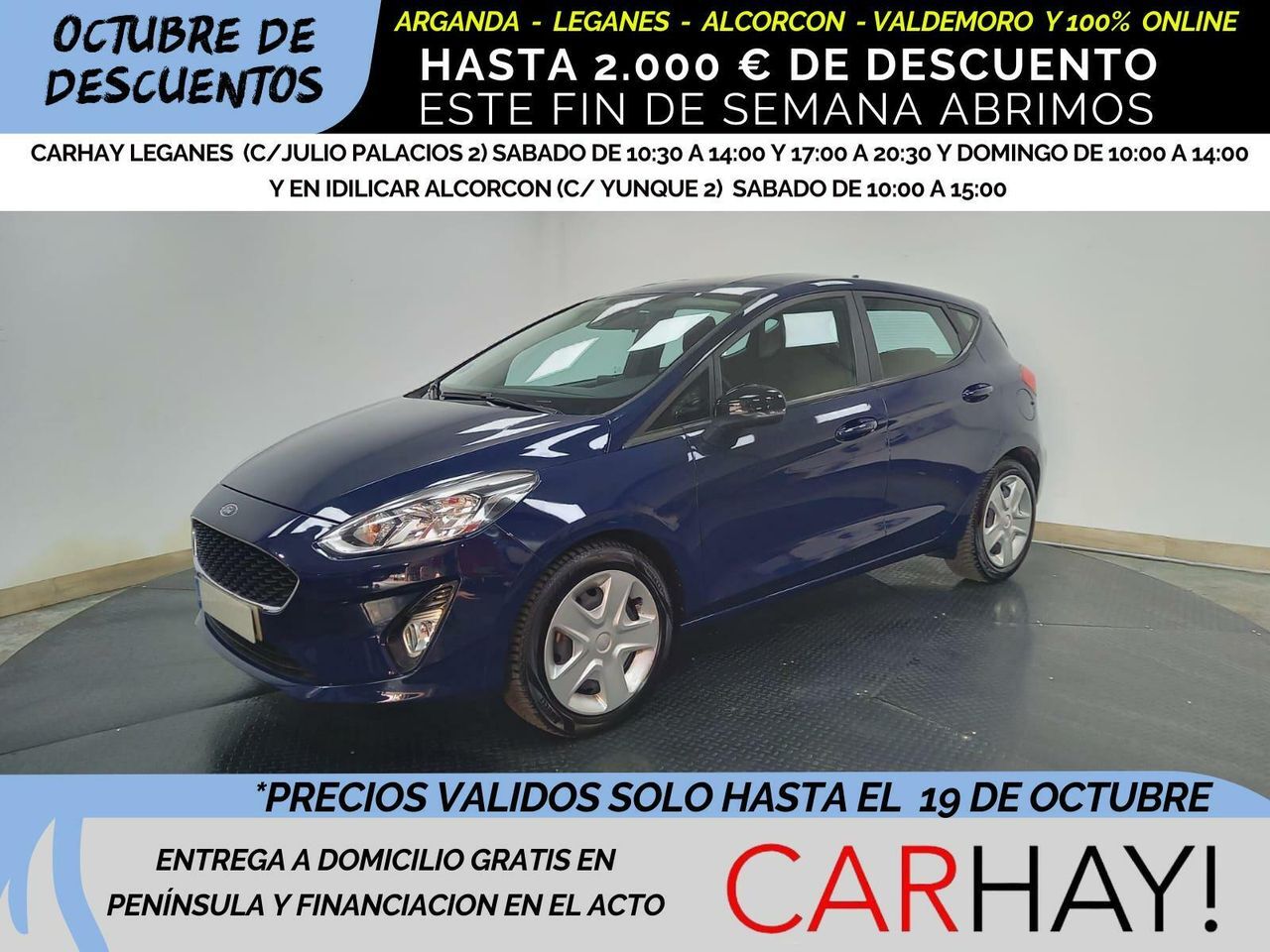 FORD Fiesta (1.0 ECOBOOST MHEV 92KW (125CV) TREND 5P) en Madrid