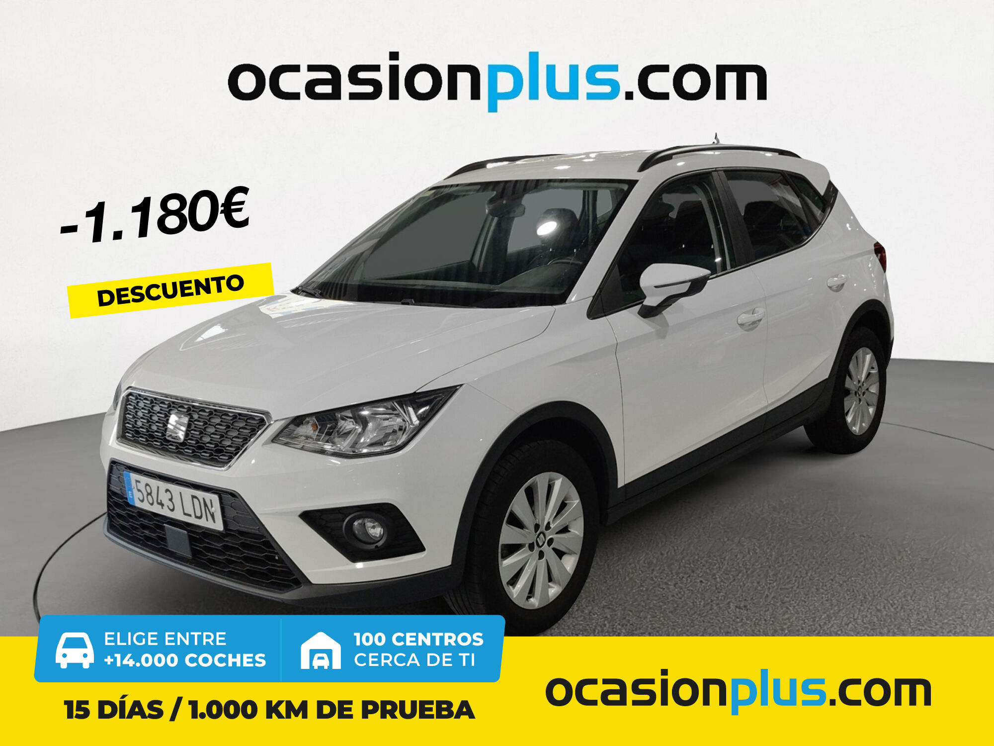 SEAT Arona (1.0 TGI GNC Style Edition 66 kW (90 CV)) en Madrid