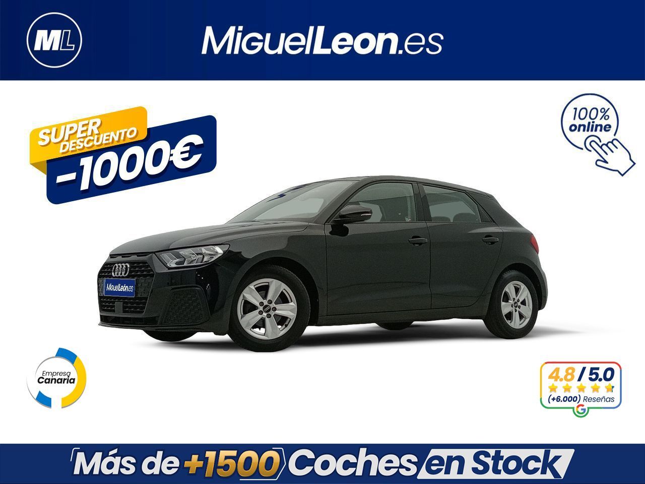 AUDI A1 (Sportback 25 TFSI 70kW (95CV)) en Palmas, Las