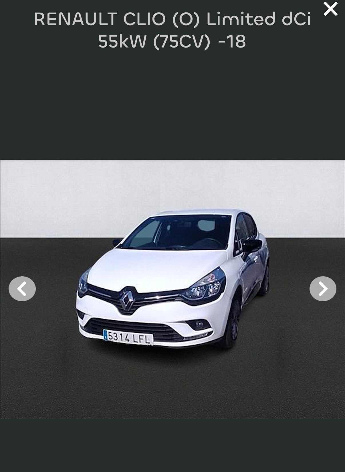 RENAULT Clio (Limited dCi 55kW (75CV) -18) en Almería