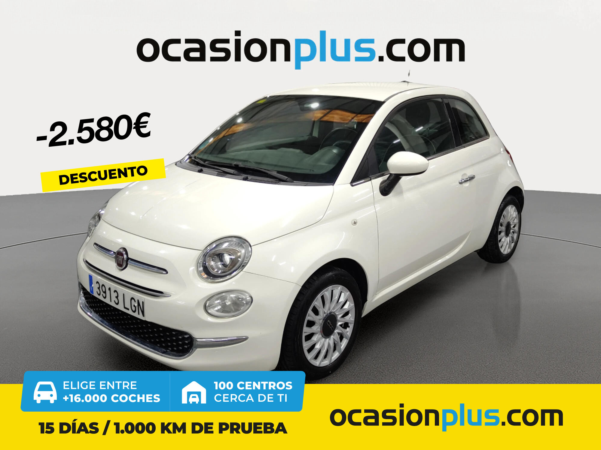 FIAT 500 (1.2 8v Lounge 51 kW (69 CV)) en Madrid