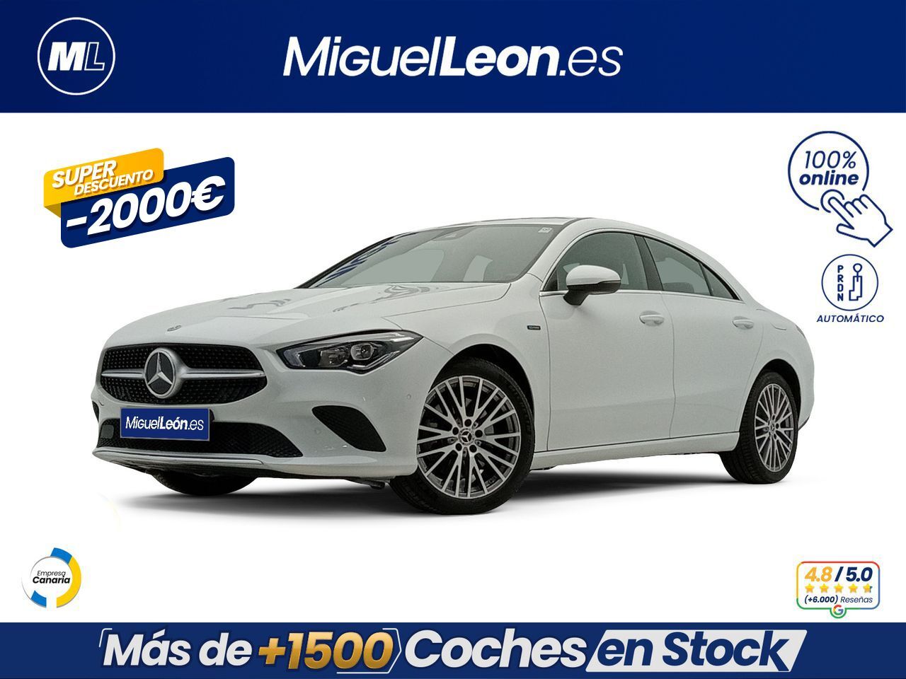 MERCEDES Clase CLA (CLA 250 e) en Palmas, Las