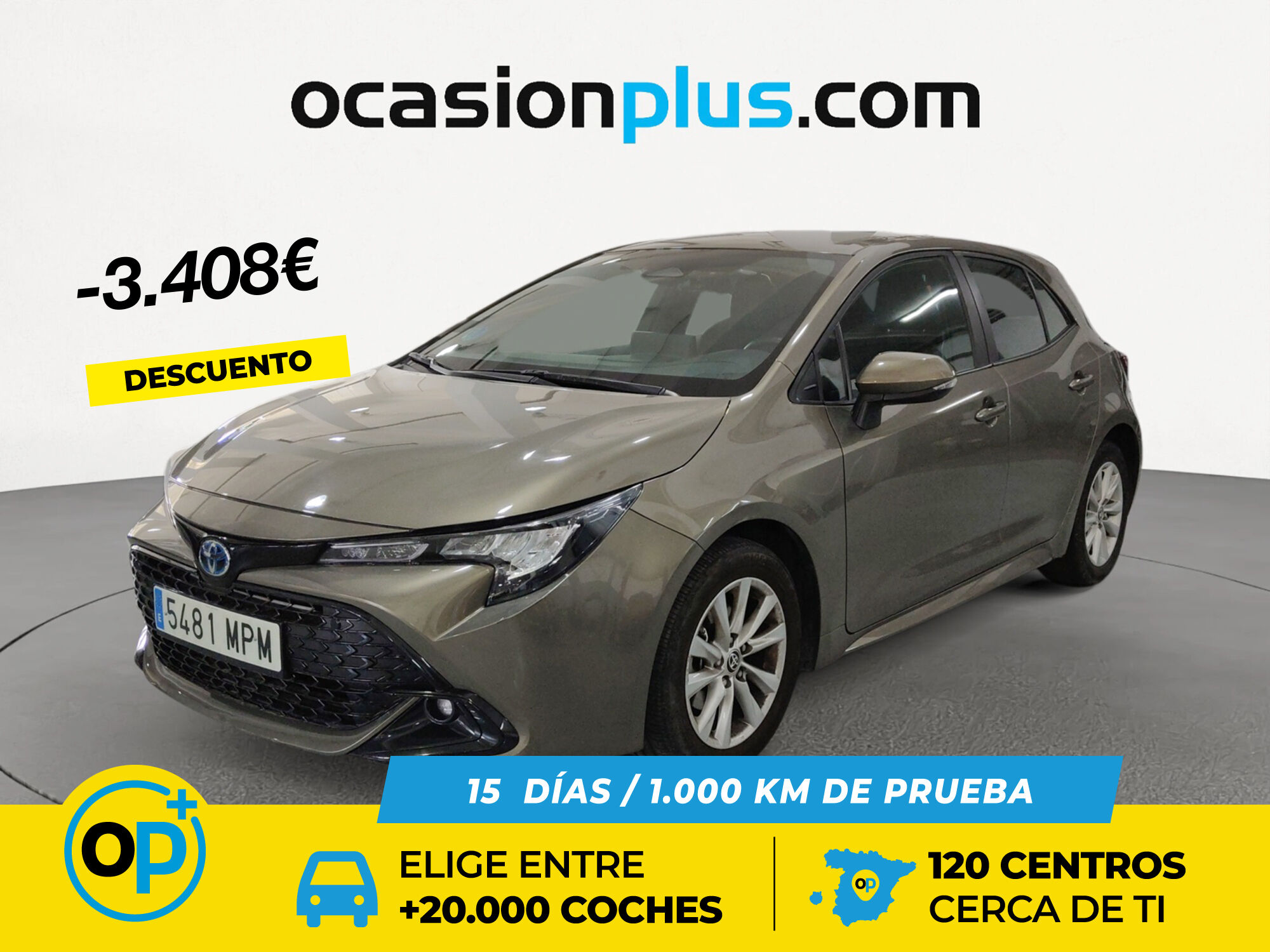 TOYOTA Corolla (140H Active Plus 103 kW (140 CV)) en Palmas, Las