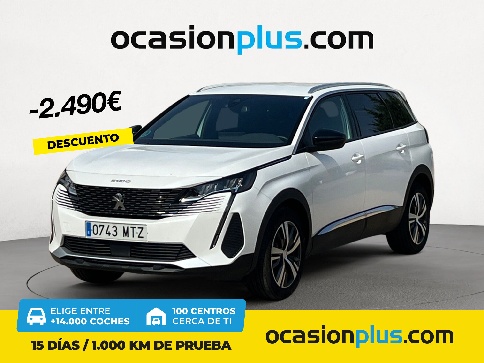 PEUGEOT 5008 (BlueHDI 130 S&S Allure Pack EAT8 96 kW (130 CV)) en Madrid