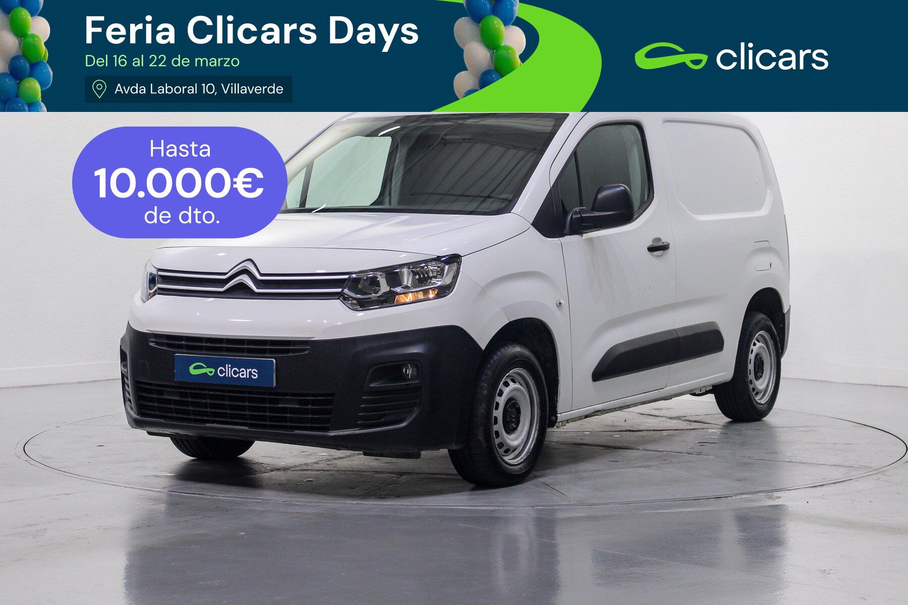 Foto del CITROEN Berlingo Van BlueHDi S&S Talla M Control 100