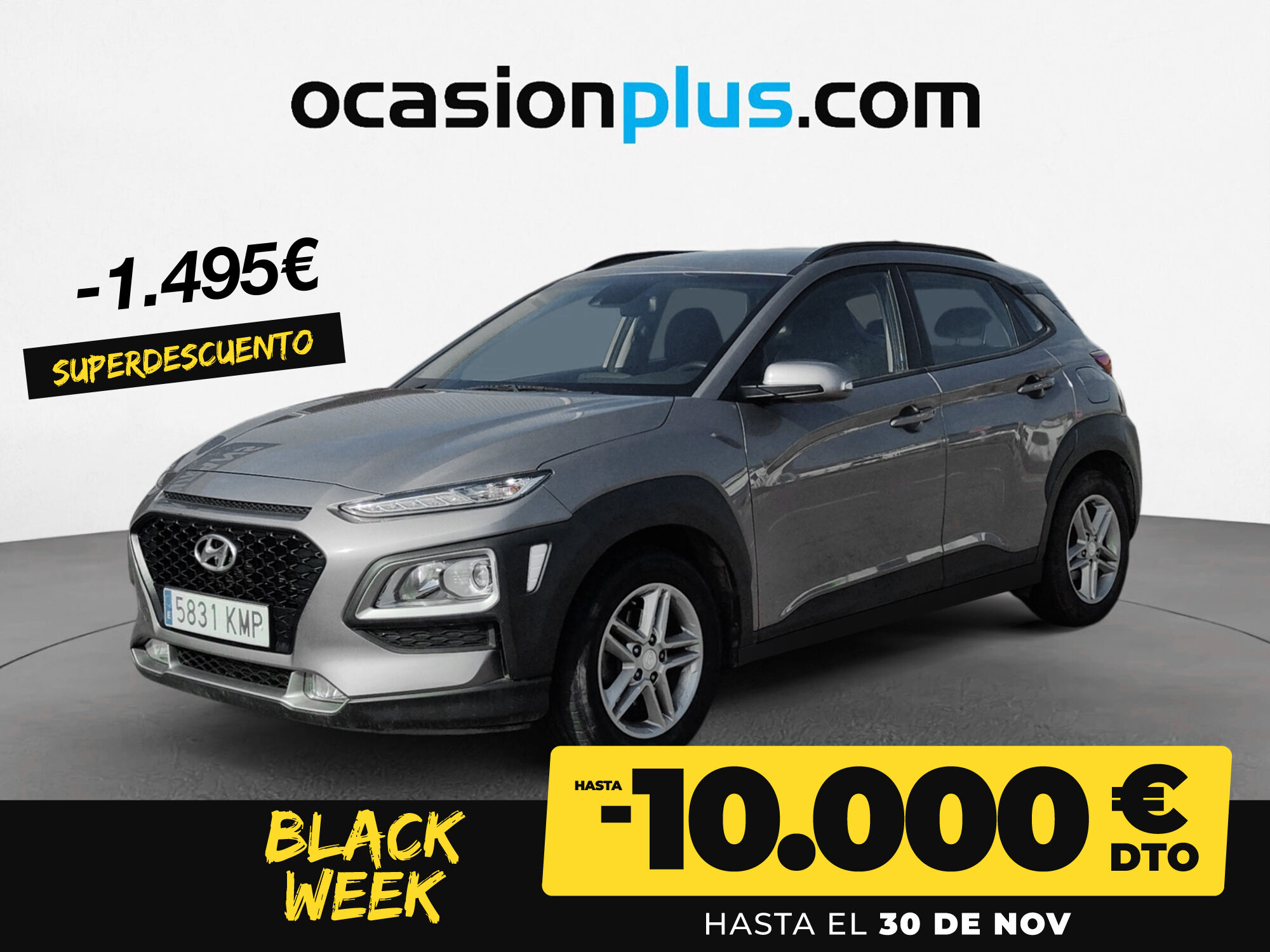 HYUNDAI Kona (1.0 TGDI Klass 4x2 88 kW (120 CV)) en Madrid