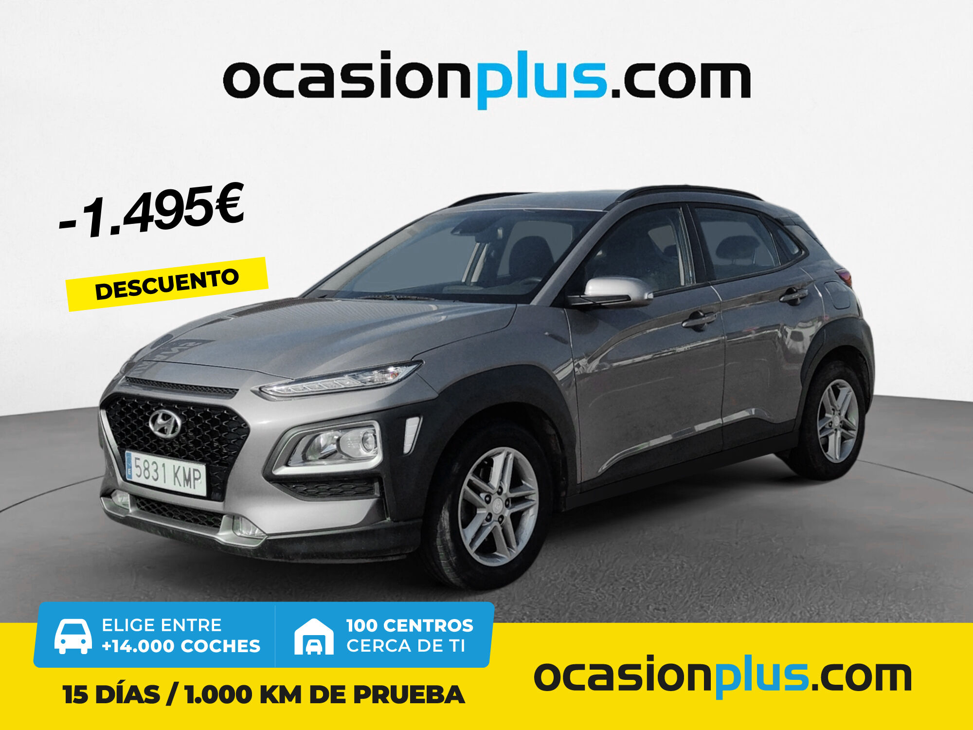 HYUNDAI Kona (1.0 TGDI Klass 4x2 88 kW (120 CV)) en Madrid