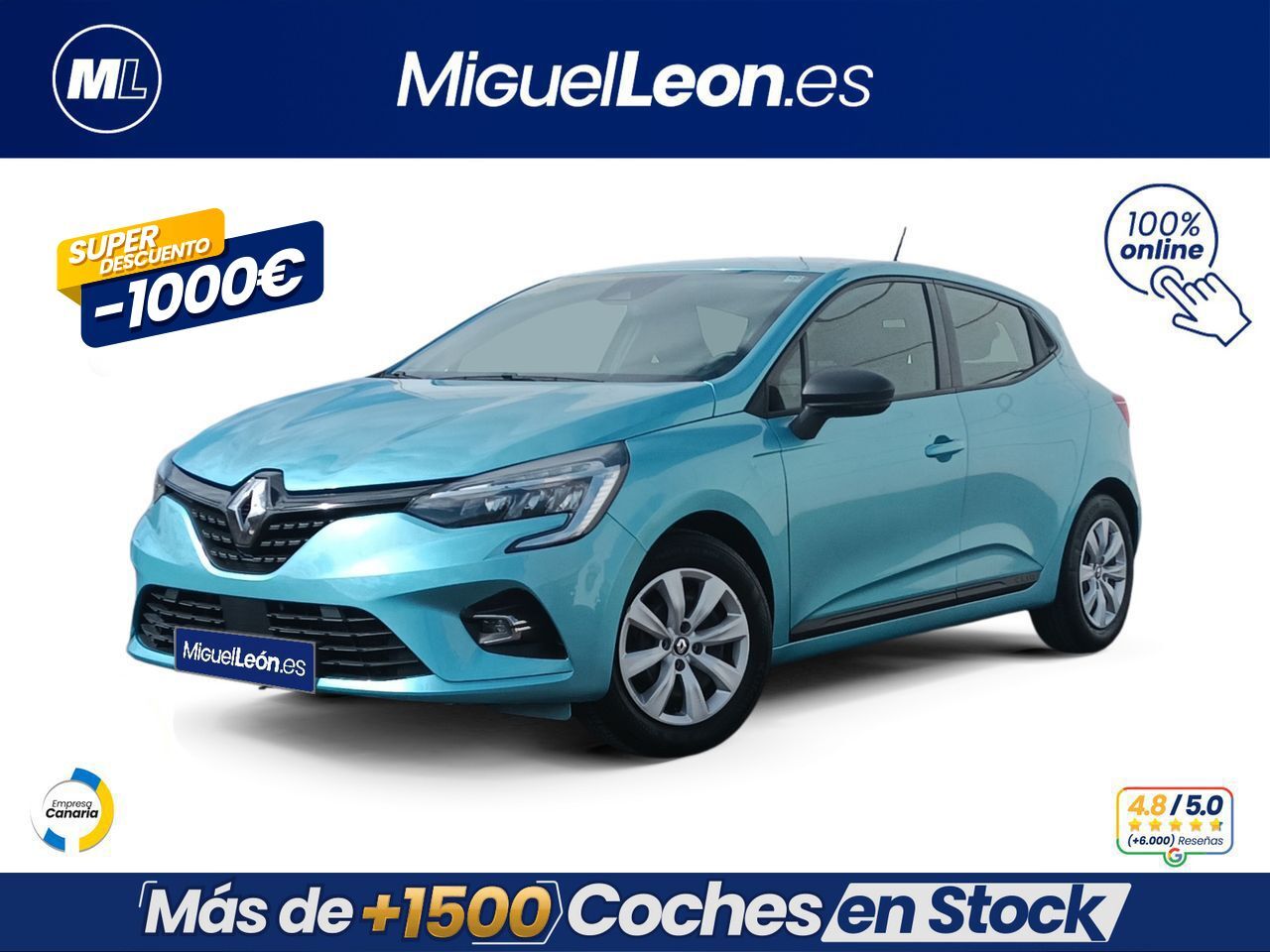 RENAULT Clio (Equilibre TCe 67 kW (91CV)) en Palmas, Las
