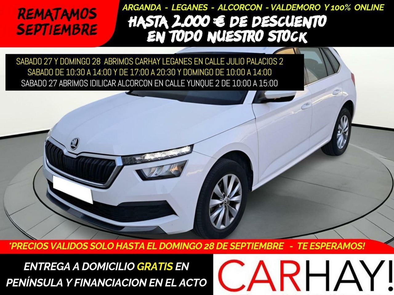 SKODA Kamiq (1.0 TSI 81KW (110CV) DSG AMBITION (CX)) en Madrid