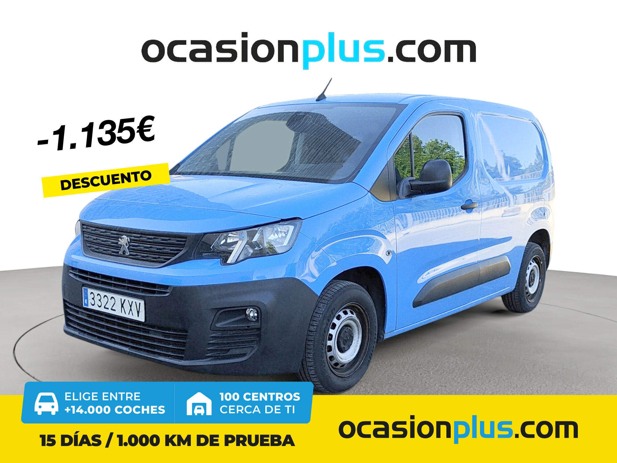 PEUGEOT Partner (Furgon BlueHDi 75 Premium Standard 600kg 55 kW (73 CV)) en