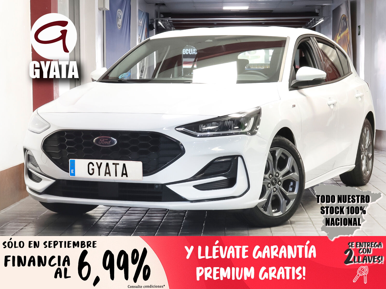 FORD Focus (1.0 Ecoboost MHEV ST-Line Auto 114 kW (155 CV)) en Madrid