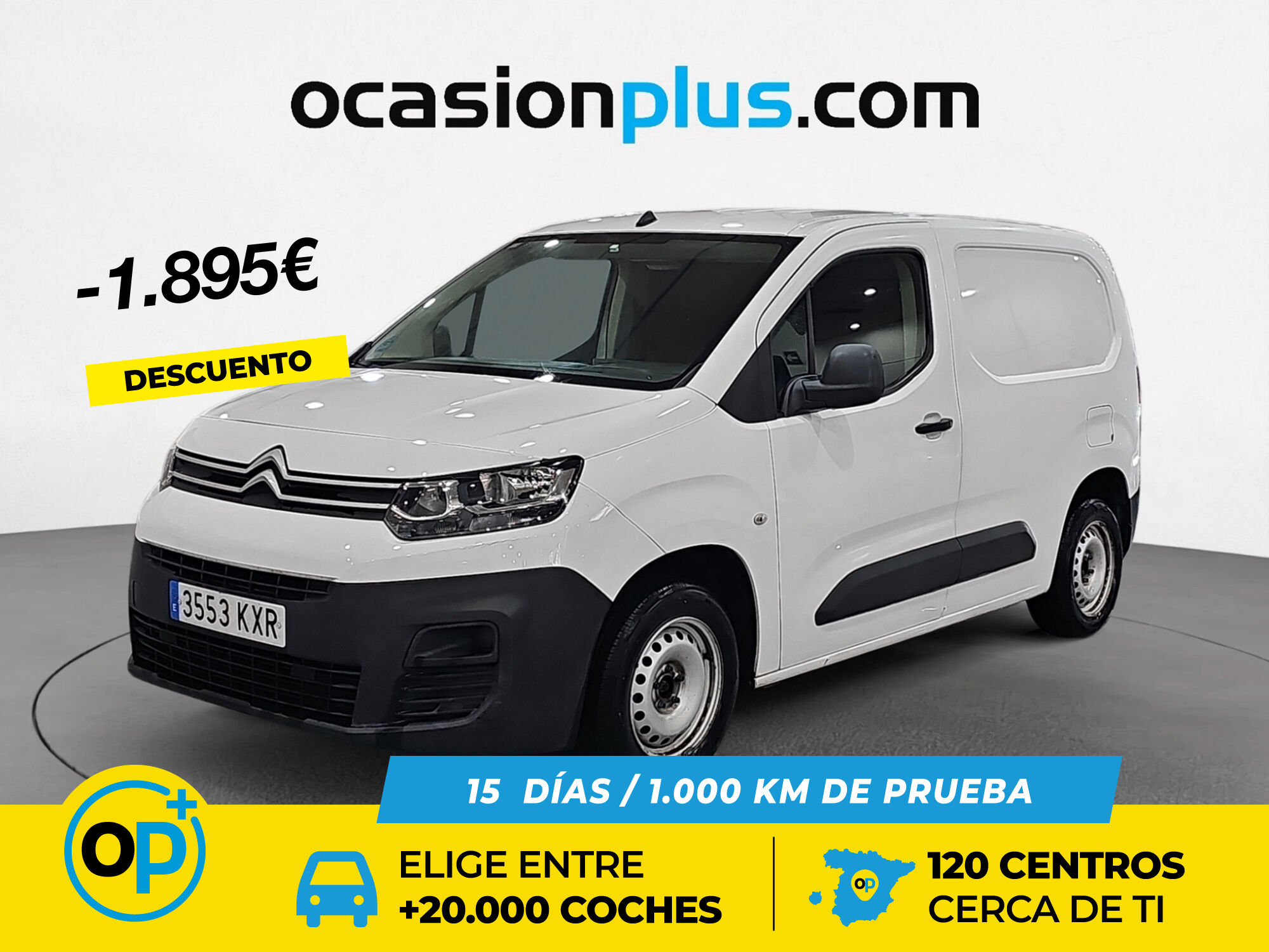 CITROEN Berlingo (Furgon BlueHDi 75 Talla M Control 56 kW (76 CV)) en Madri