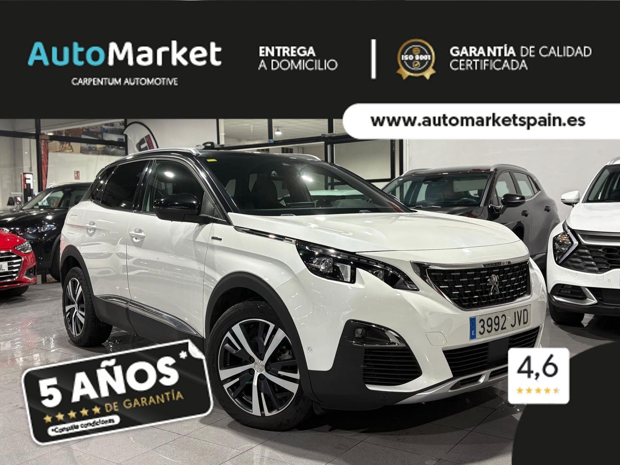 PEUGEOT 3008 (2.0BLUEHDI GT LINE SS) en Lugo