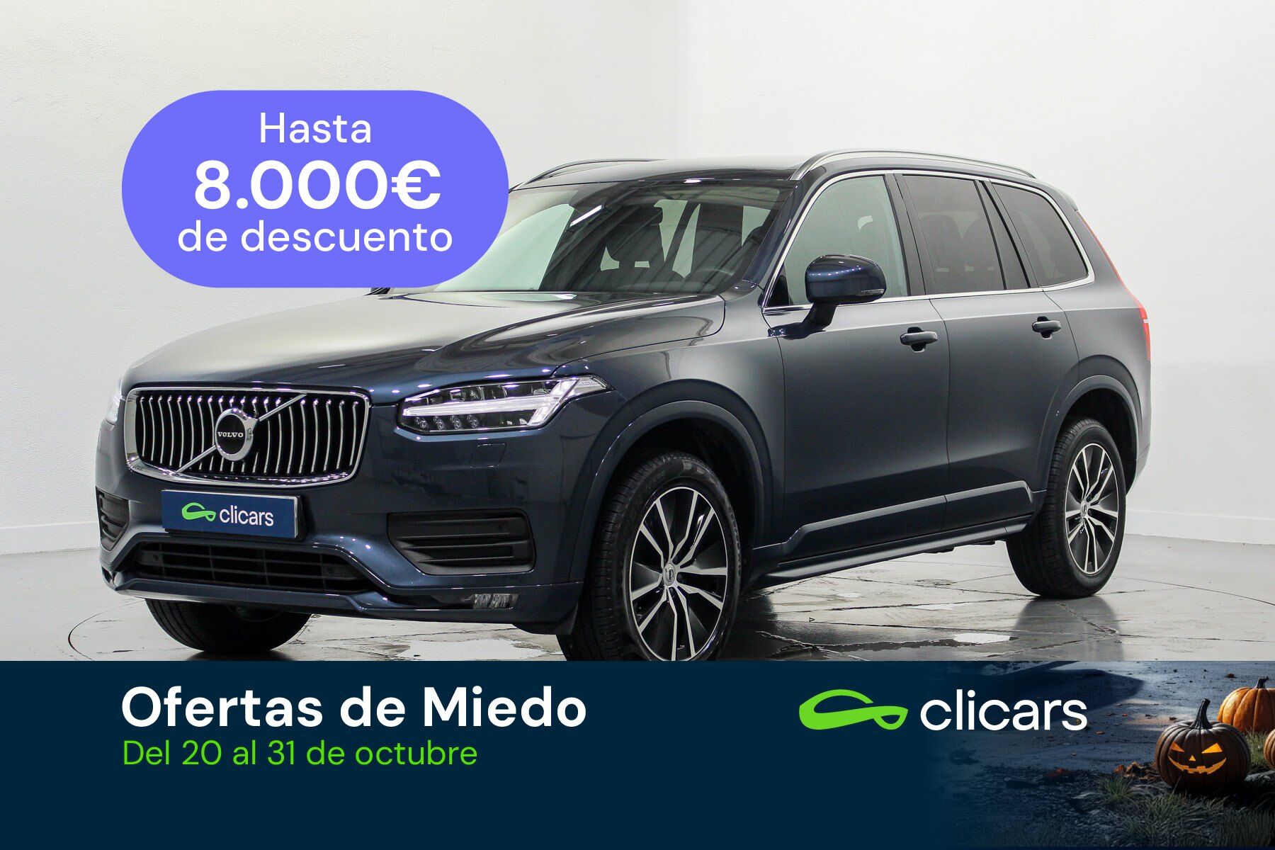 VOLVO XC90 (XC90 B5 Momentum Pro 7pl. AWD Aut.) en Madrid