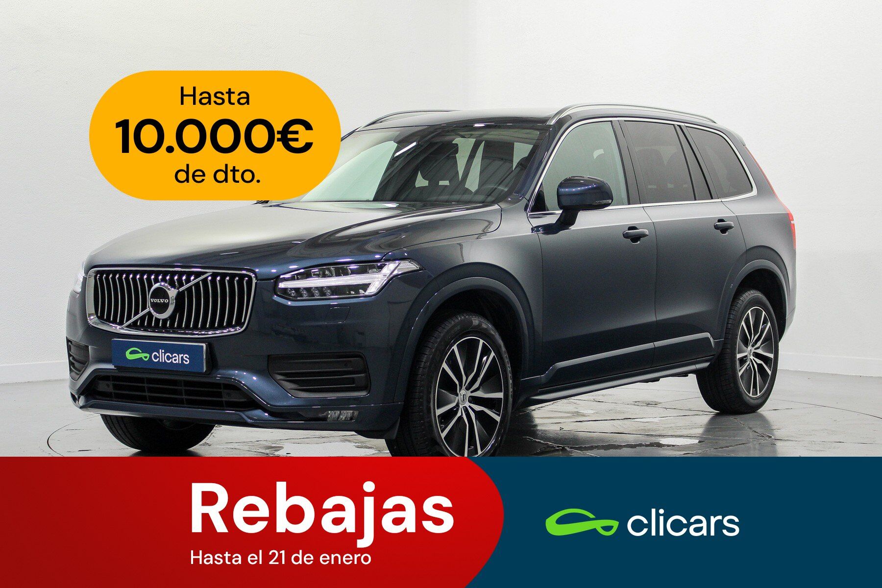 VOLVO XC90 (XC90 B5 Momentum Pro 7pl. AWD Aut.) en Madrid