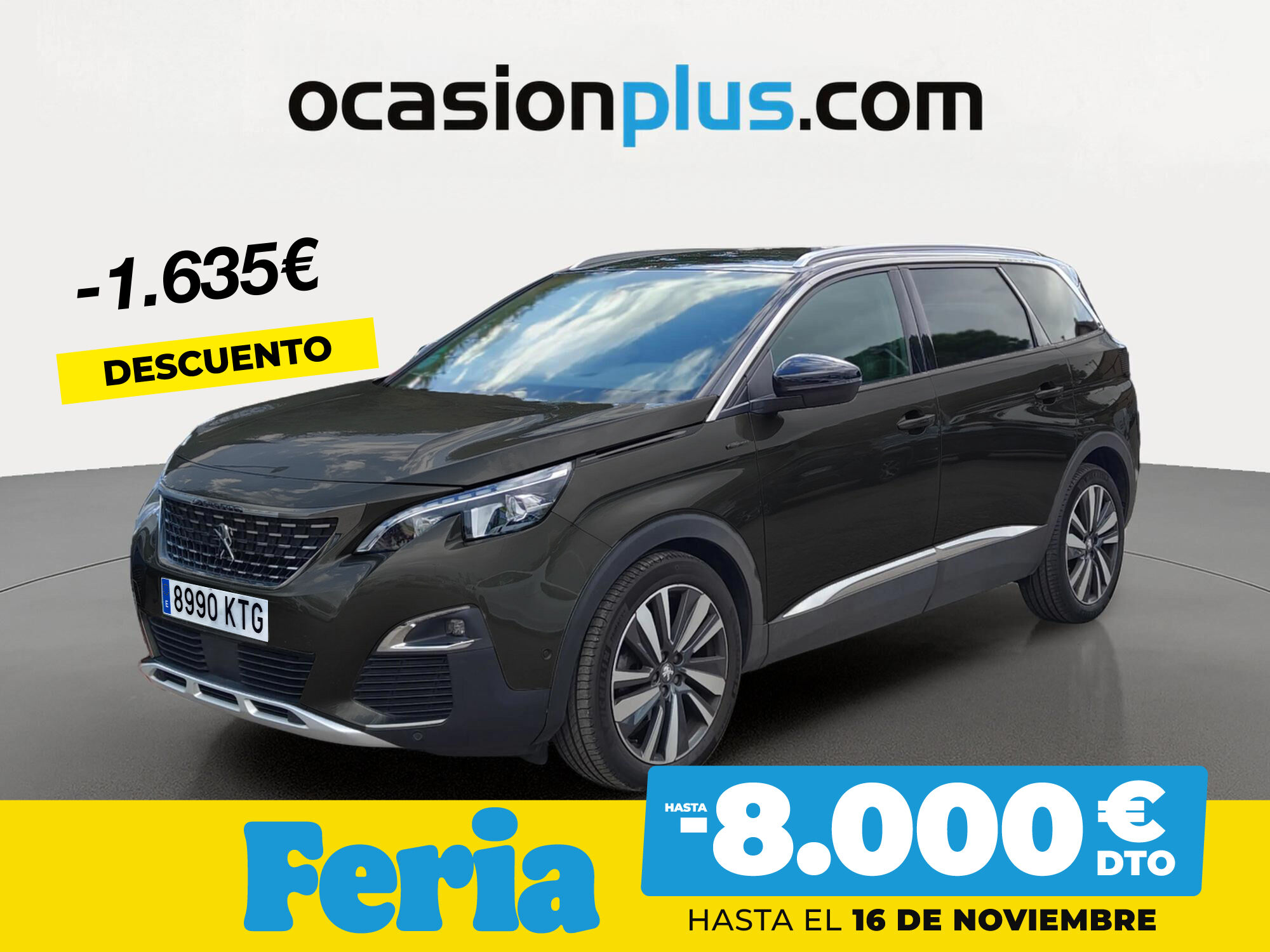 PEUGEOT 5008 (1.2L PureTech S&S GT Line EAT8 96 kW (130 CV)) en Madrid
