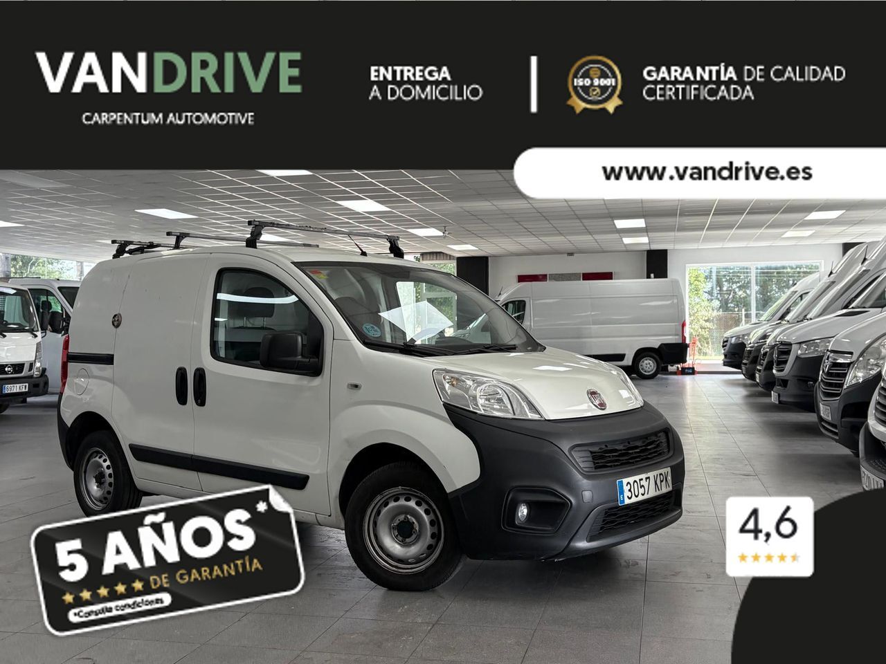 FIAT Fiorino (Cargo Base 1.3 Mjet 59kW (80CV) E6) en Lugo