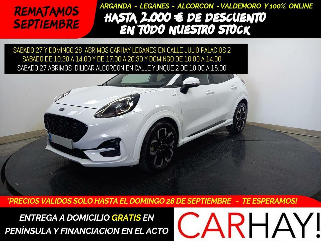 FORD Puma (ST LINE X 1.0 ECOBOOST MHEV 125CV) en Madrid