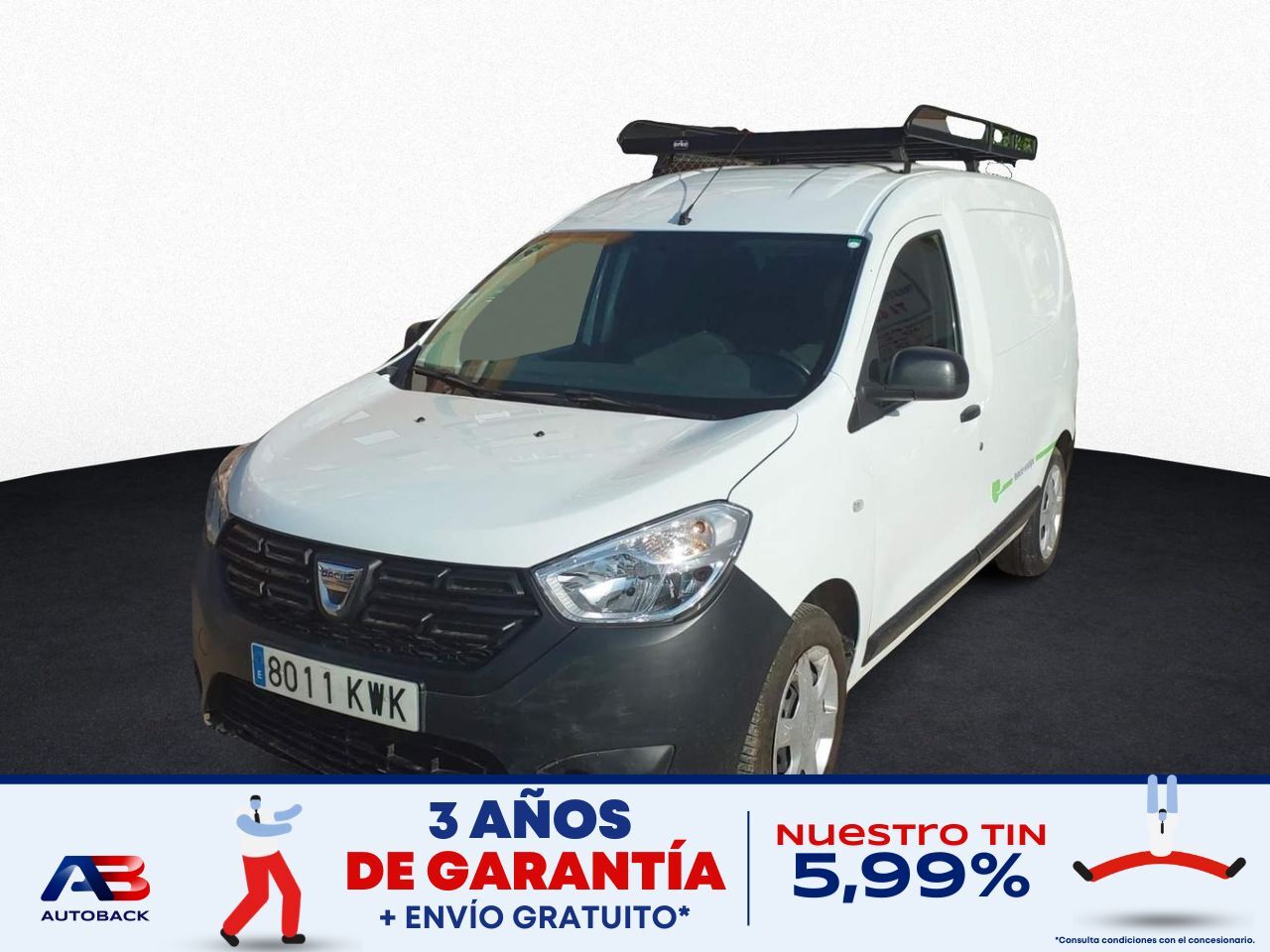 DACIA Dokker (Van Ambiance 1.6 75kW (102CV) GLP EU6B 4 Puertas) en Madrid