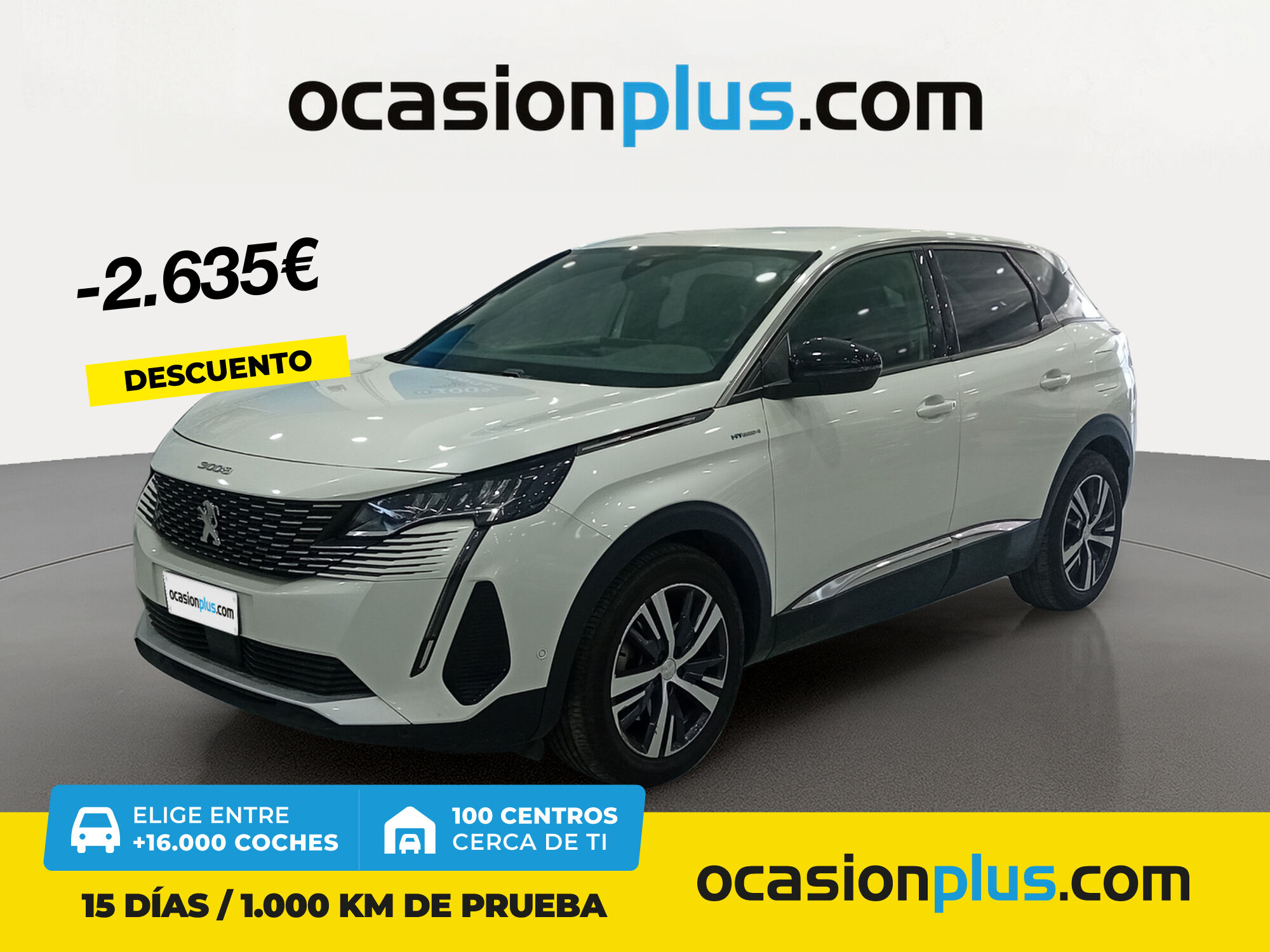 PEUGEOT 3008 (Hybrid 300 Allure Pack e-EAT8 221 kW (300 CV)) en Madrid