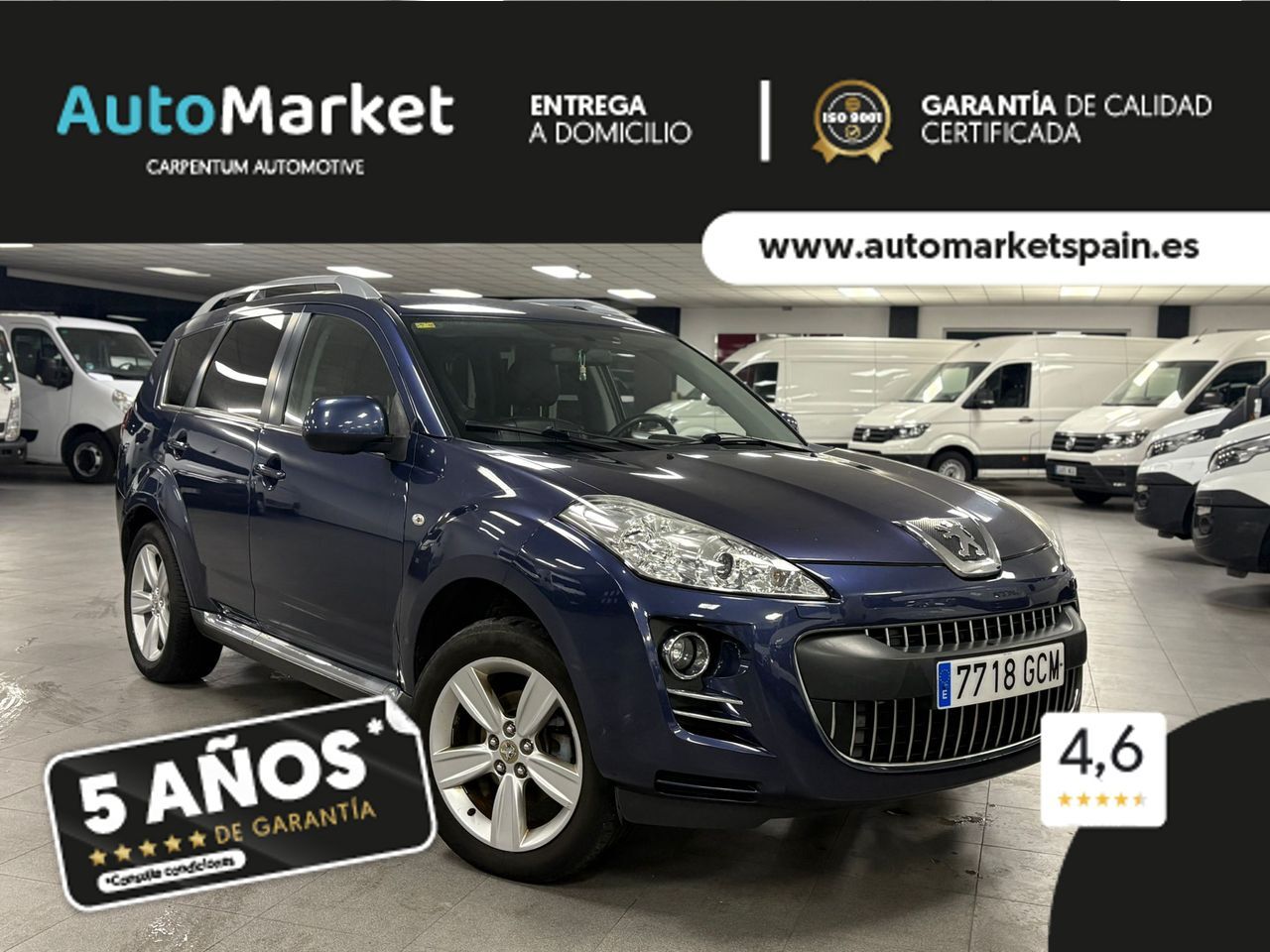 PEUGEOT 4007 (2.2 HDI de 156 CV) en Lugo