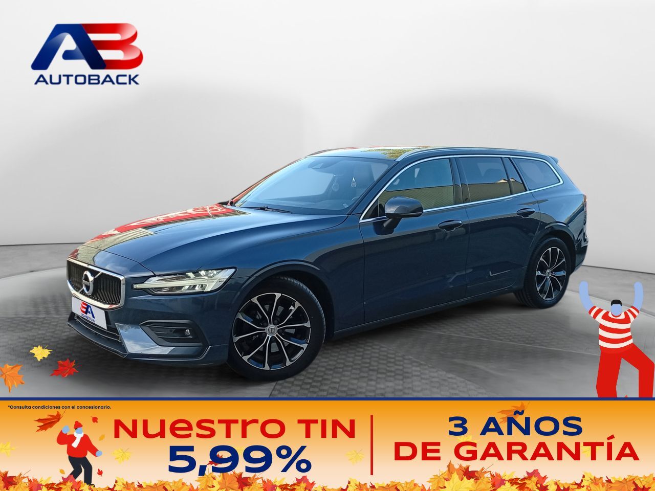 VOLVO V60 (2.0 D3 Momentum Pro Auto) en Madrid