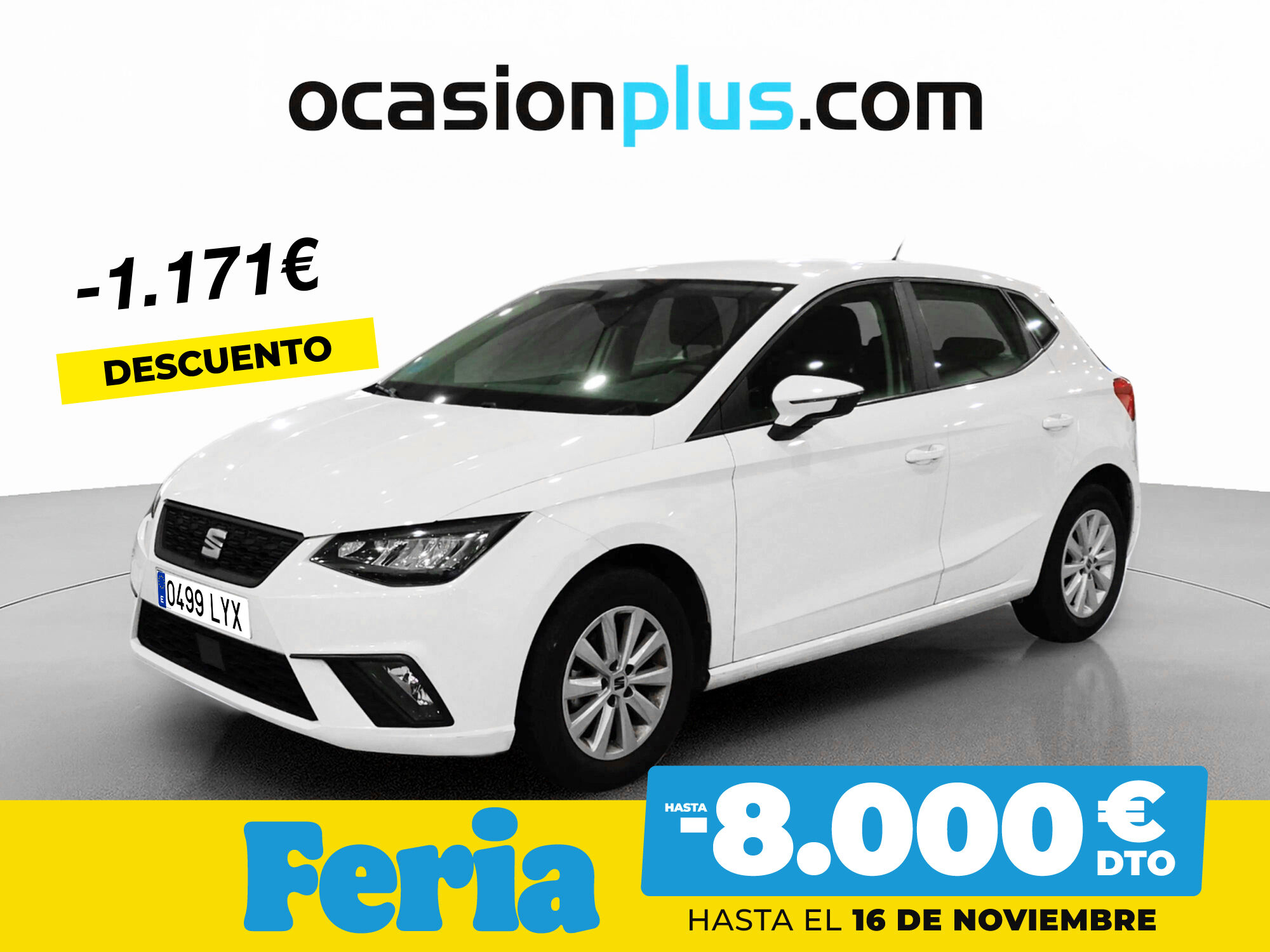 SEAT Ibiza (1.0 MPI Reference Plus 59 kW (80 CV)) en Madrid
