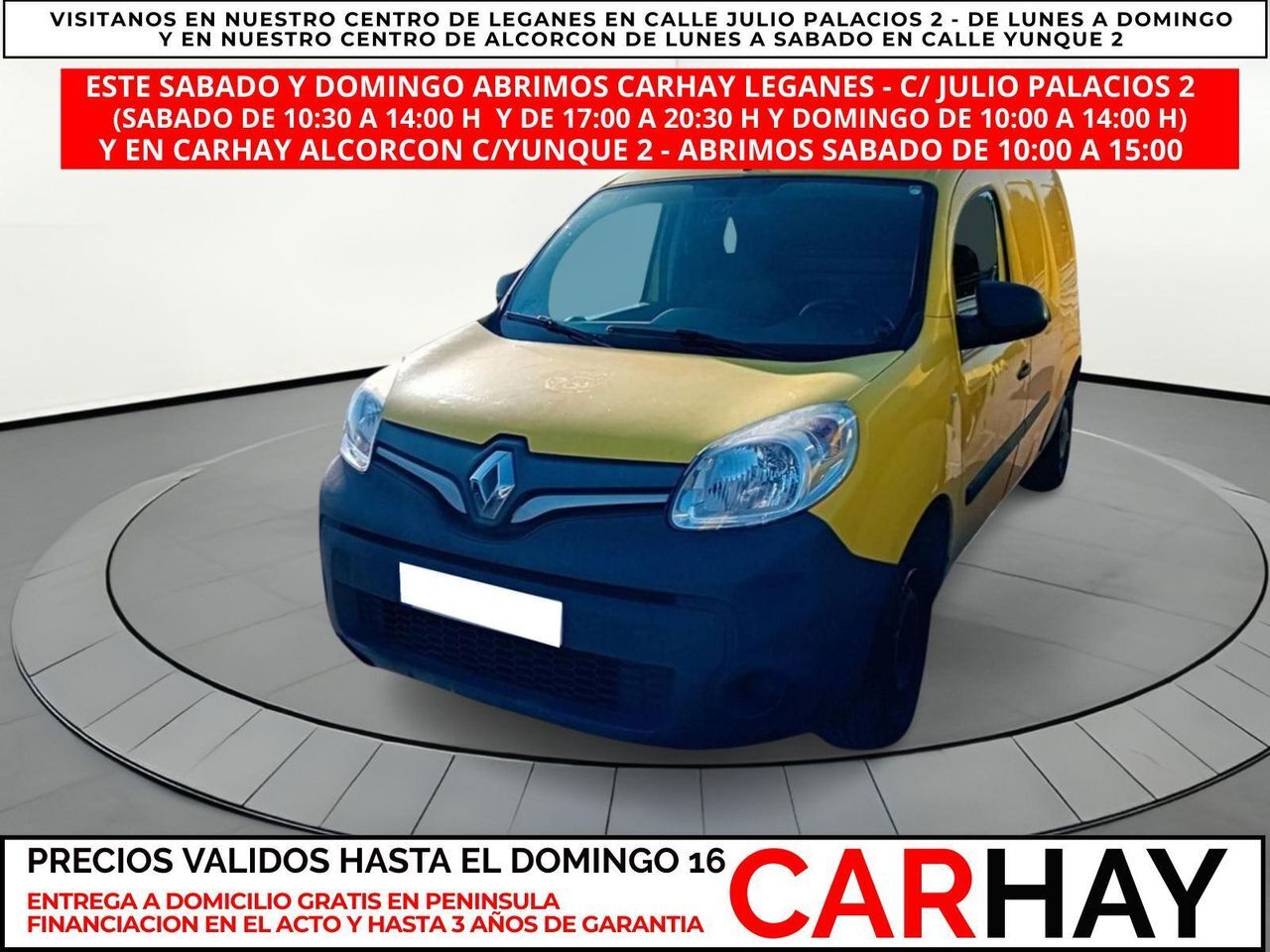RENAULT Kangoo (Profesional Maxi 2p dCi 66 kW (90 CV)) en Madrid