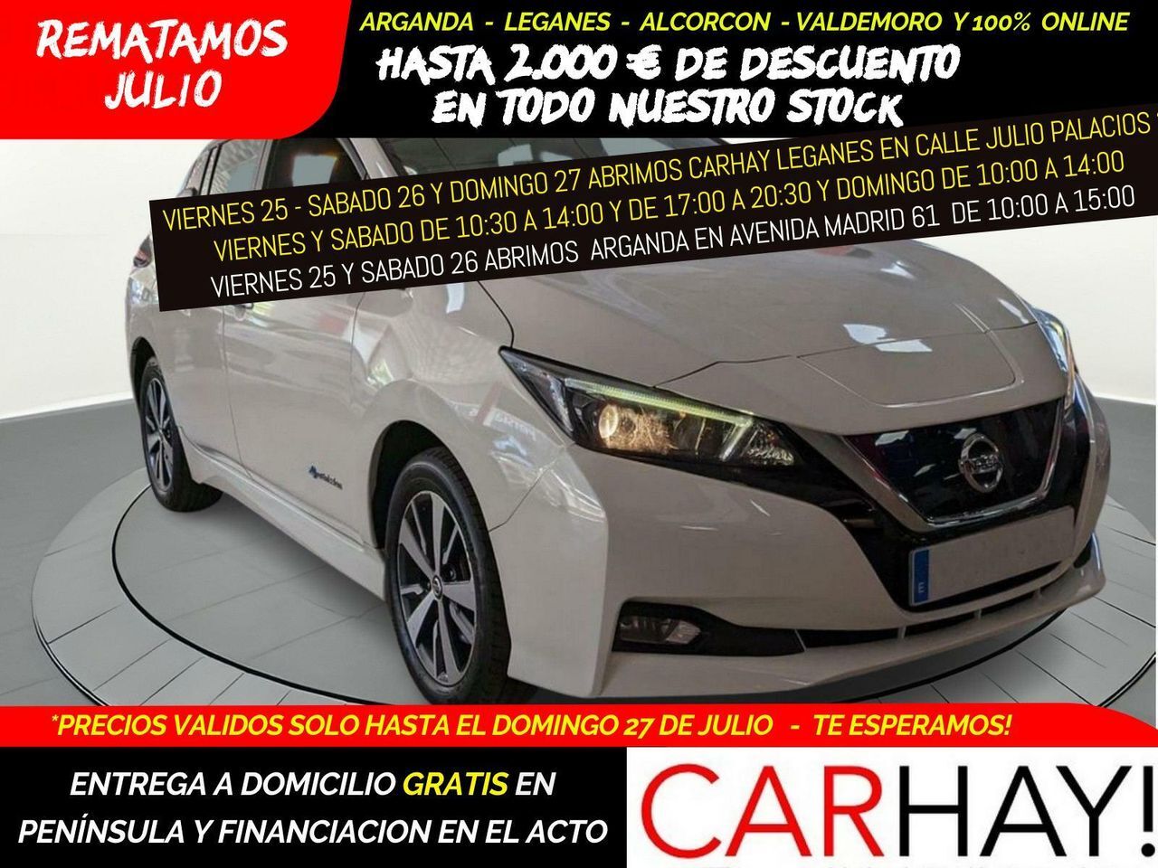 NISSAN Leaf (40 KWH ACENTA) en Madrid