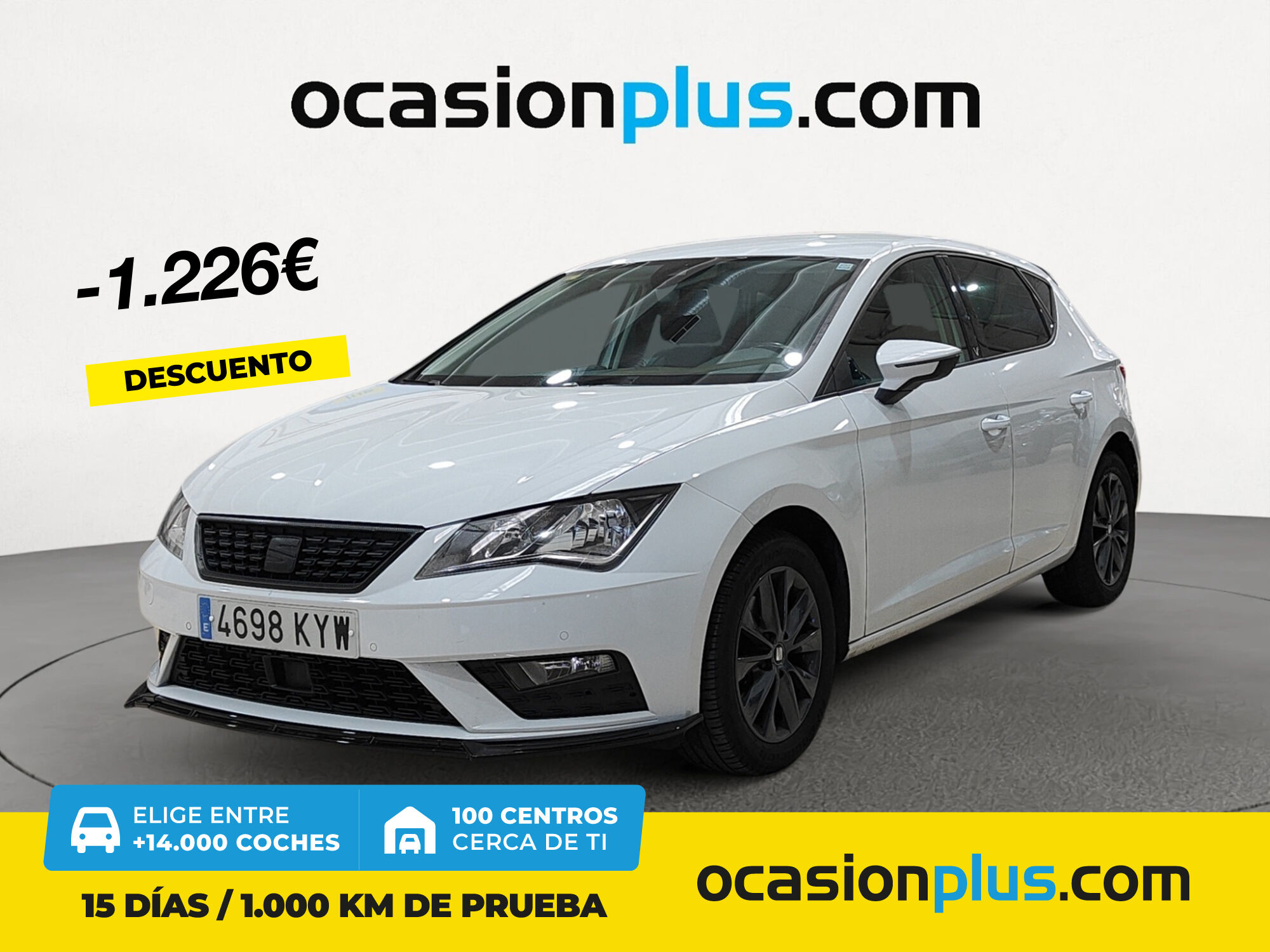 SEAT León (1.5 TGI GNC S&S Style Visio Edition 96 kW (130 CV)) en Madrid