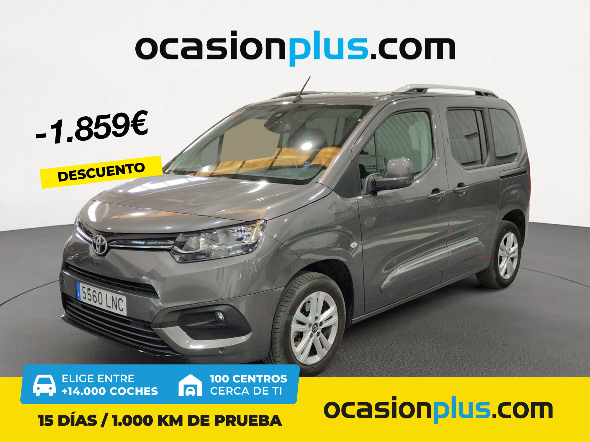 TOYOTA Proace City Verso (1.2 Family Active L1 81 kW (110 CV)) en Madrid