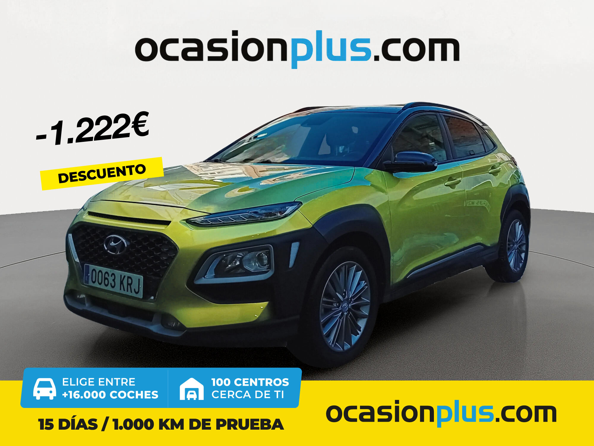 HYUNDAI Kona (1.0 TGDi Tecno 4x2 2C 88 kW (120 CV)) en Madrid