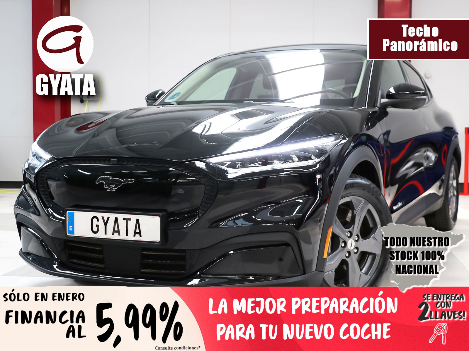 FORD Mustang Mach-E (Batería 98.8Kwh 216 kW (294 CV)) en Madrid