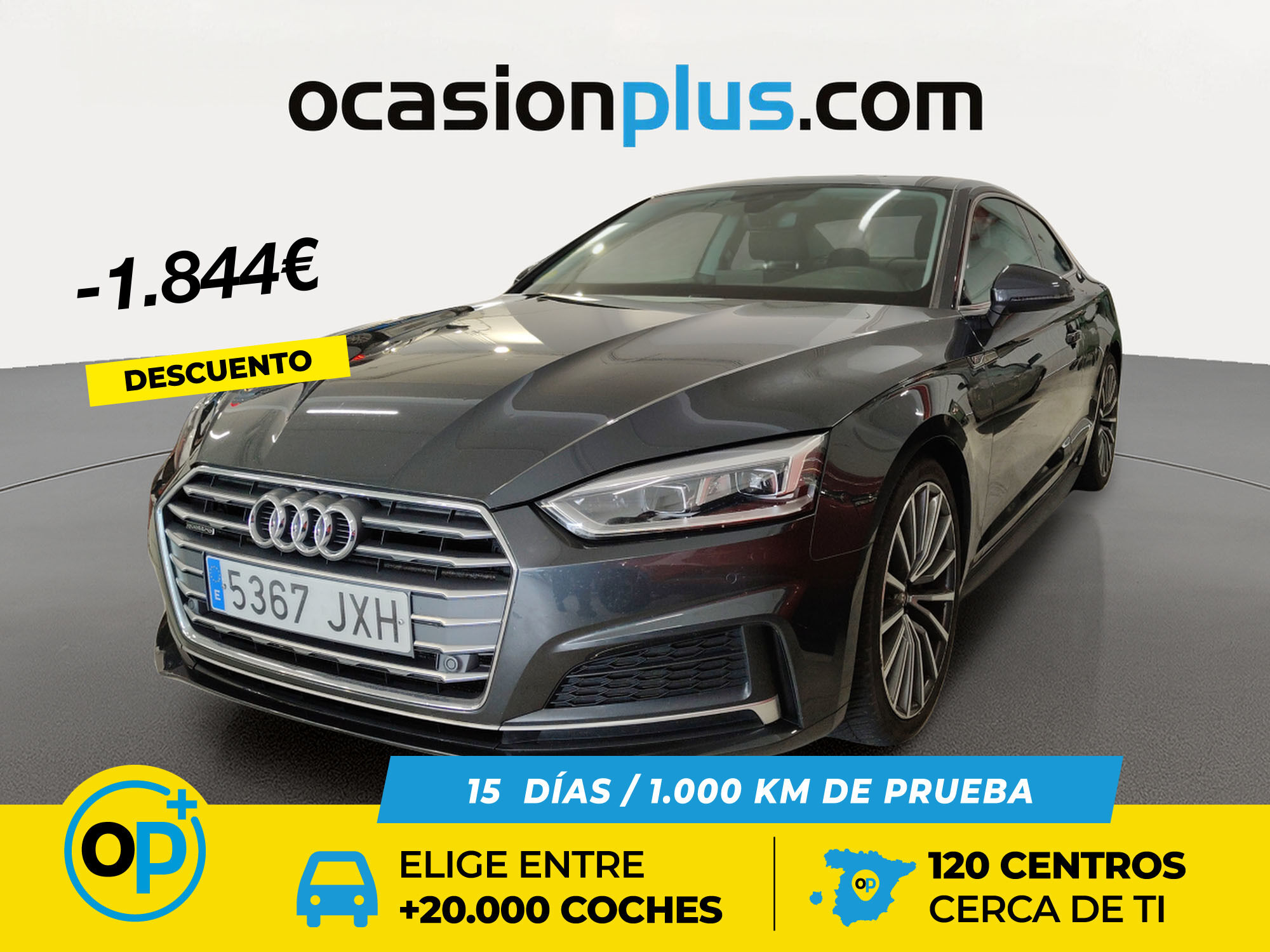 AUDI A5 (S line 2.0 TDI quattro 140 kW (190 CV) S tronic) en Madrid