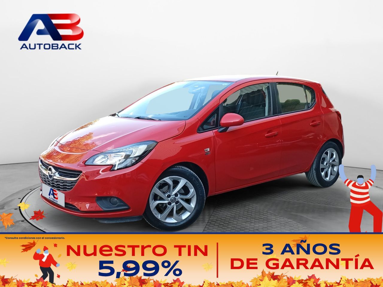 OPEL Corsa (1.4 66kW (90CV) 120 Aniversario GLP) en Madrid