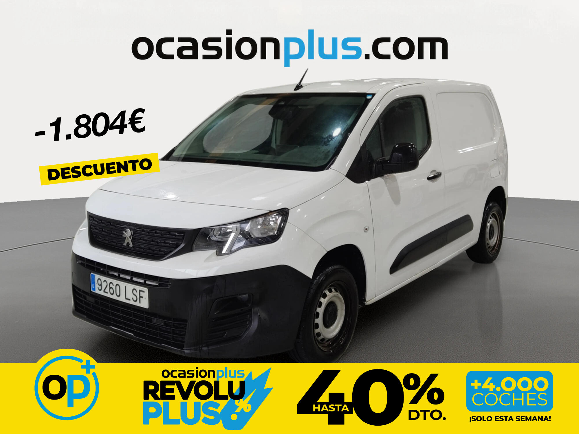 Foto del PEUGEOT Partner 1.5BlueHDI Premium Standard 600kg 75